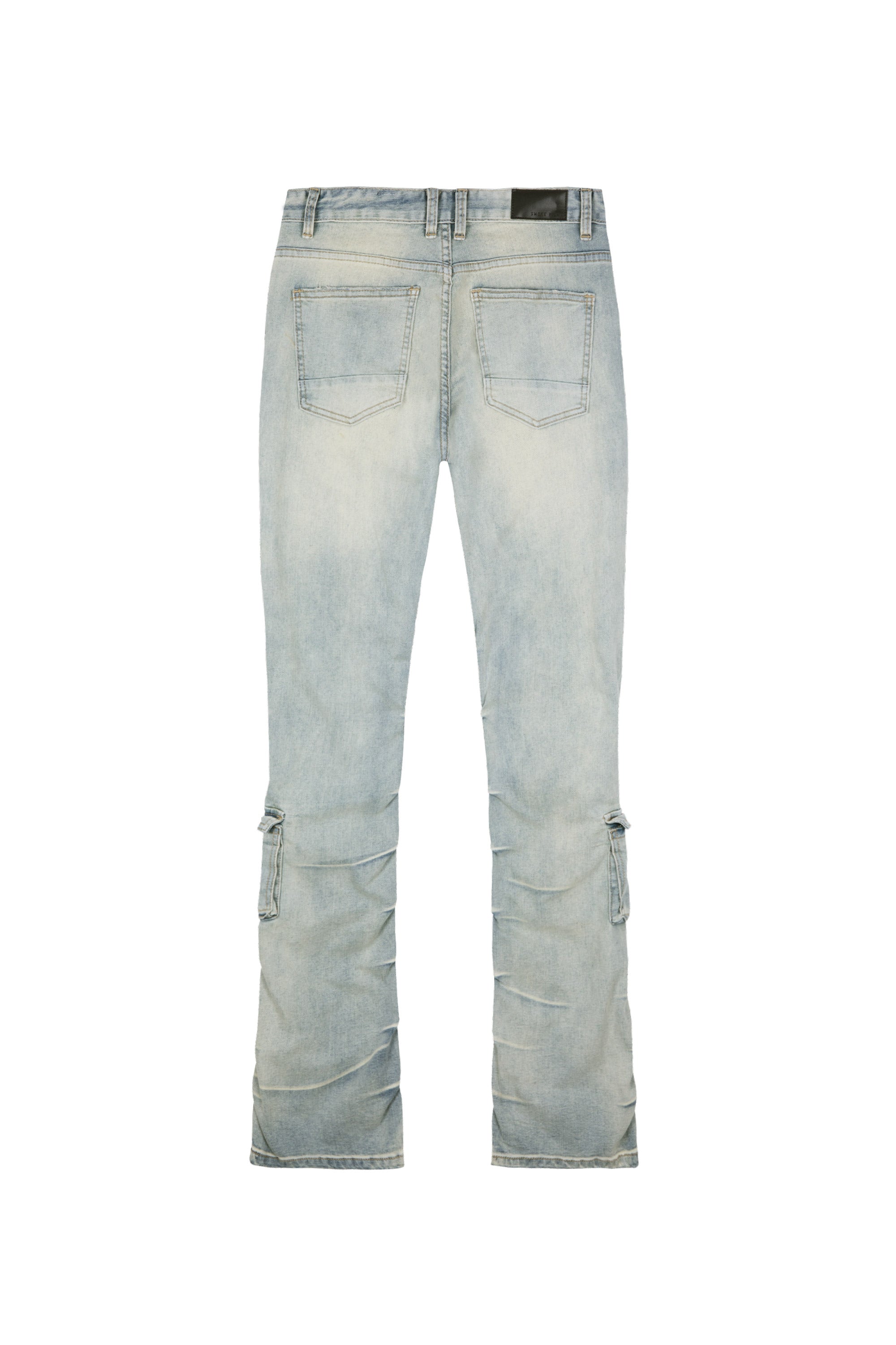 Stacked Utility Denim Jeans