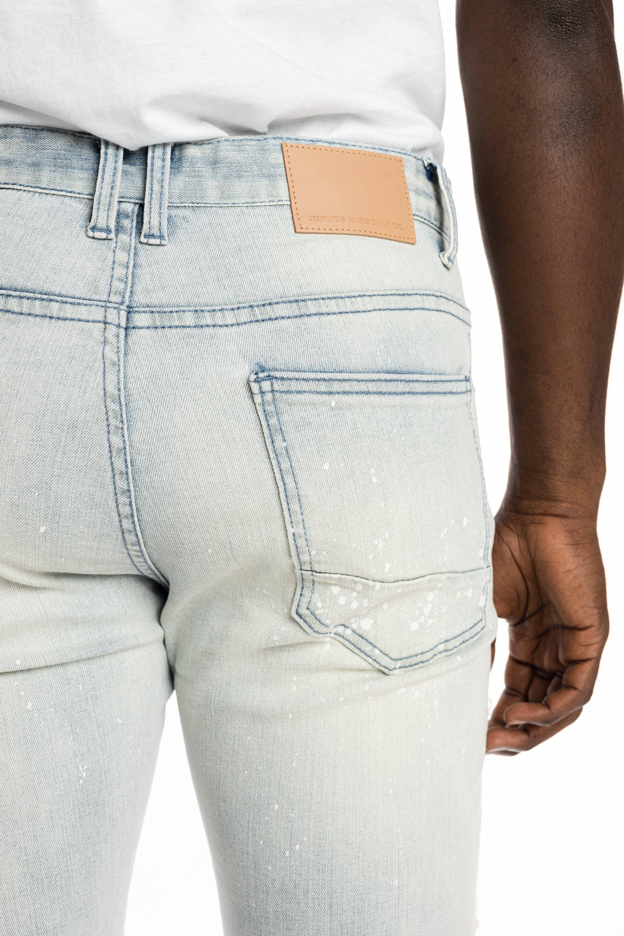 Rip And Repair Fashion Jeans