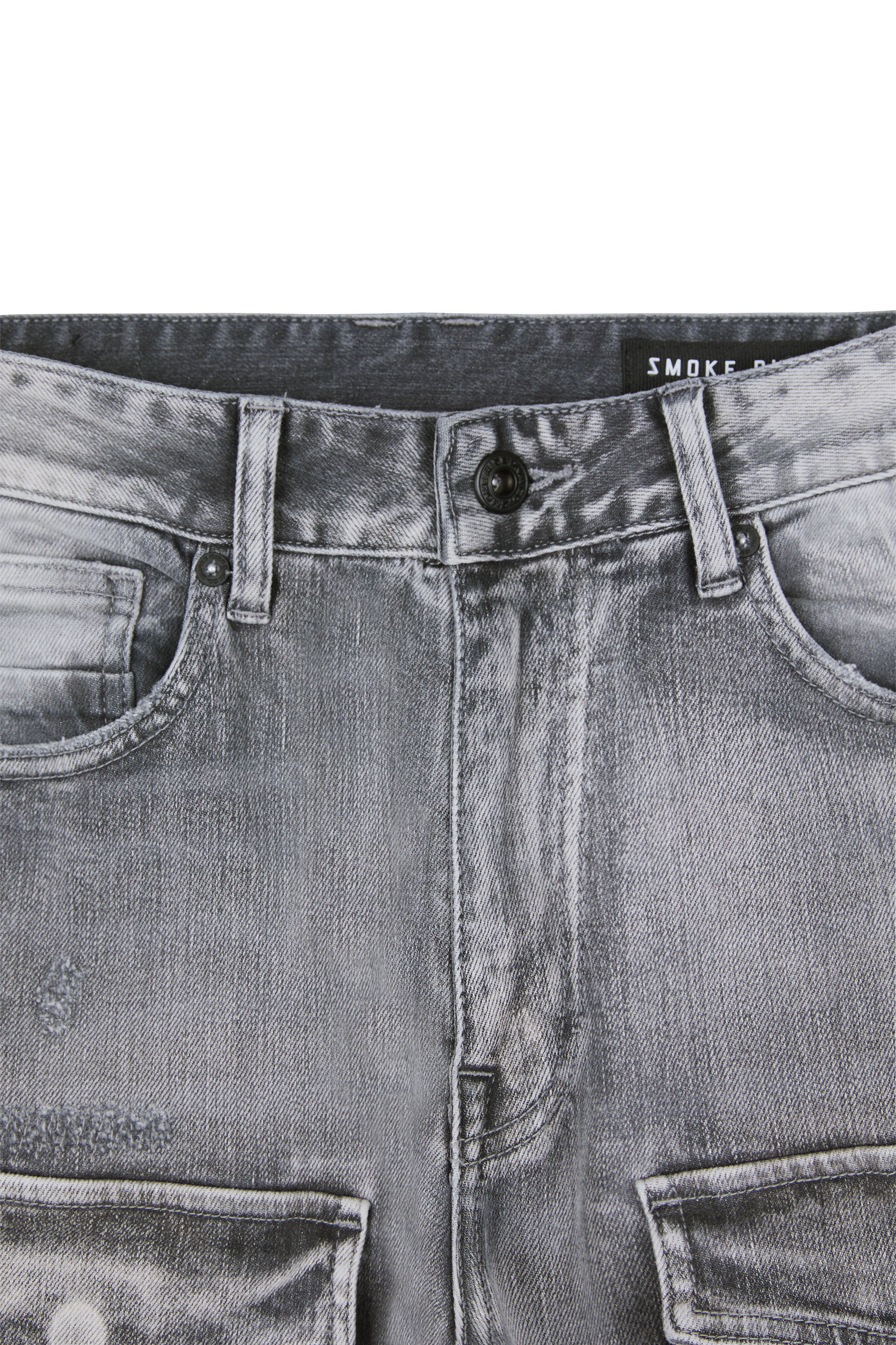 Stacked Utility Denim Jeans