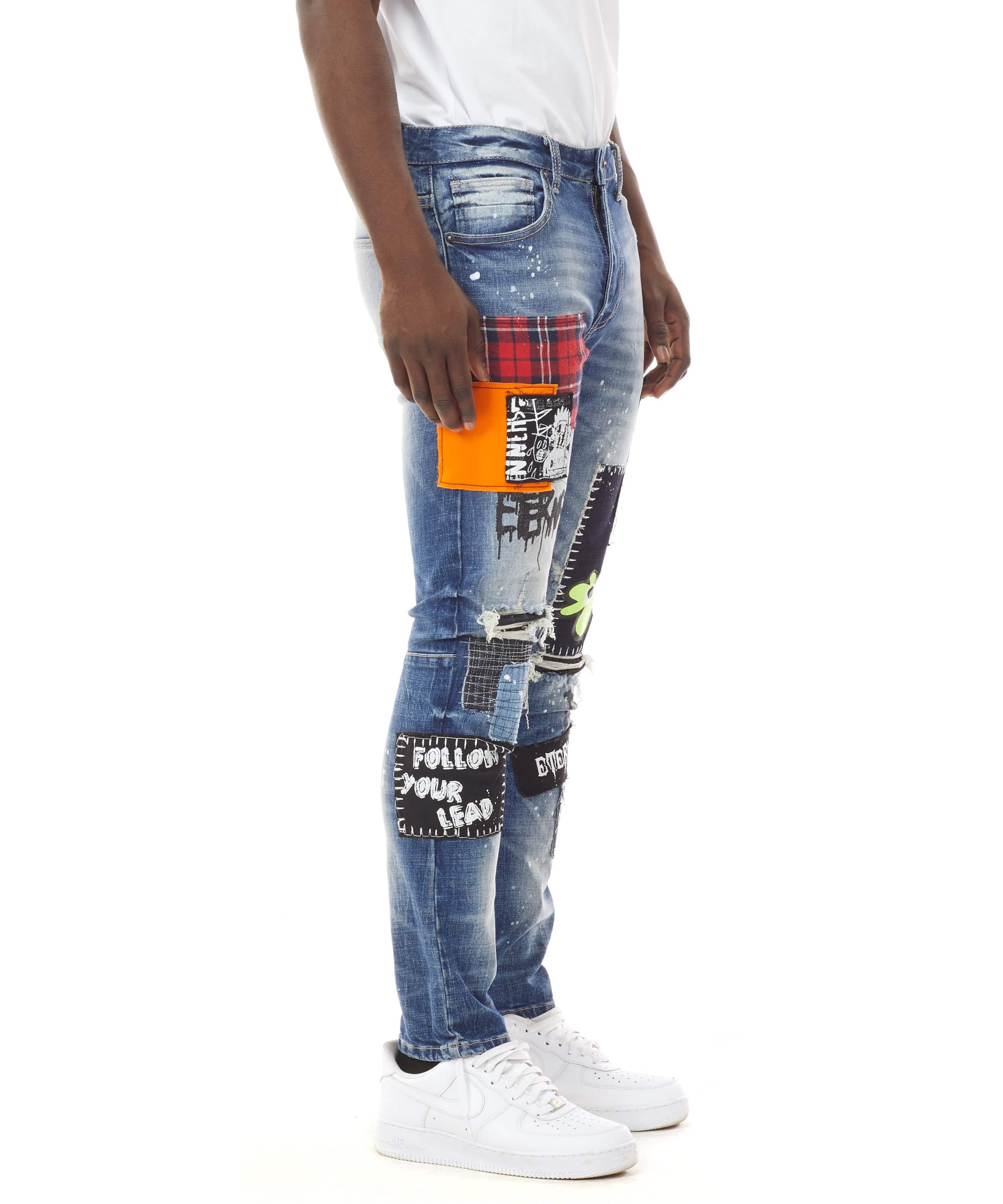 Patch Fashion Jeans