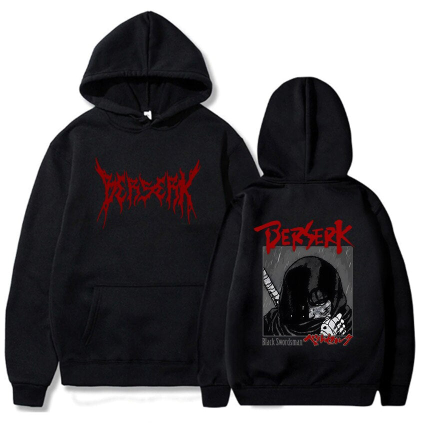 BLACK SWORDSMAN HOODIE - BERSERK