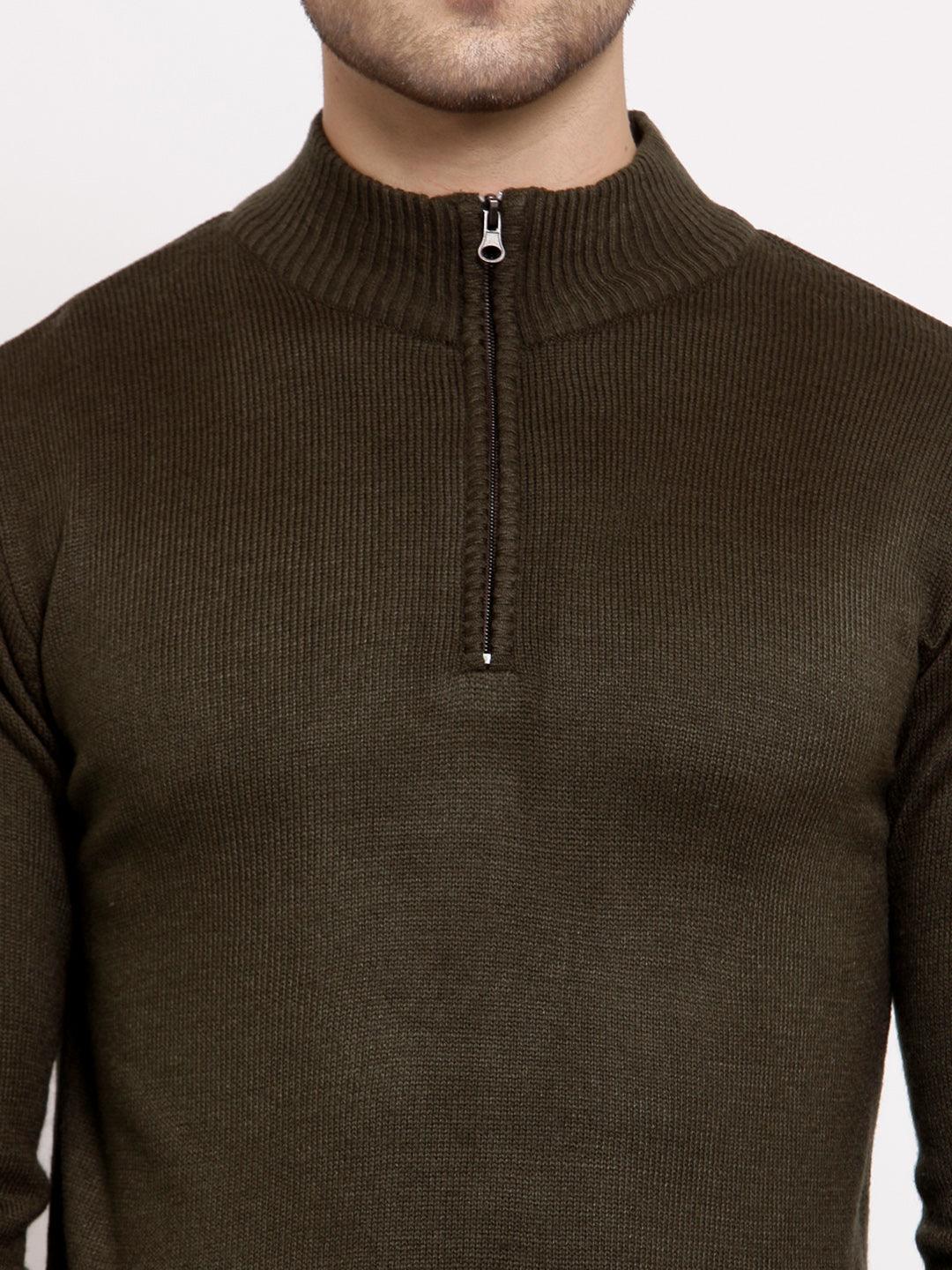 Style Quotient Mens Solid Pullover Sweaters