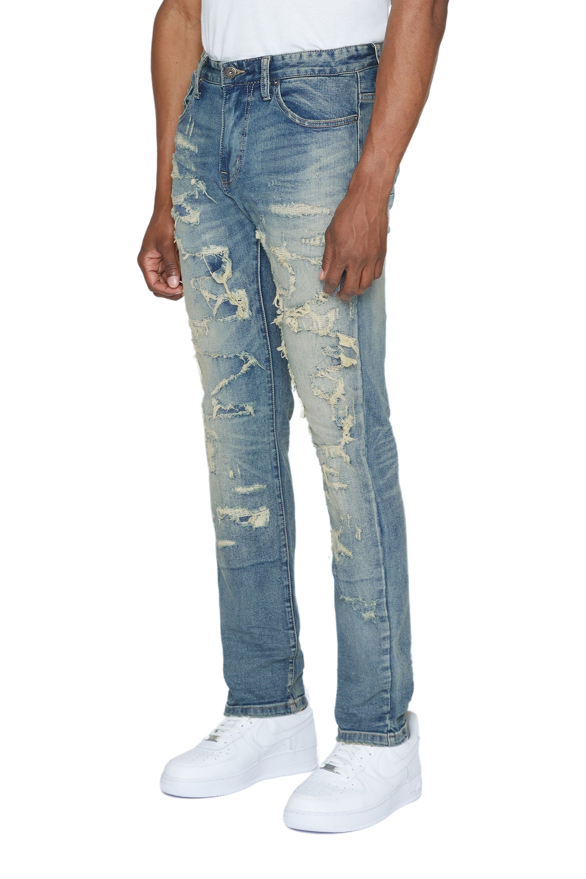 Heavy Distressed Jeans