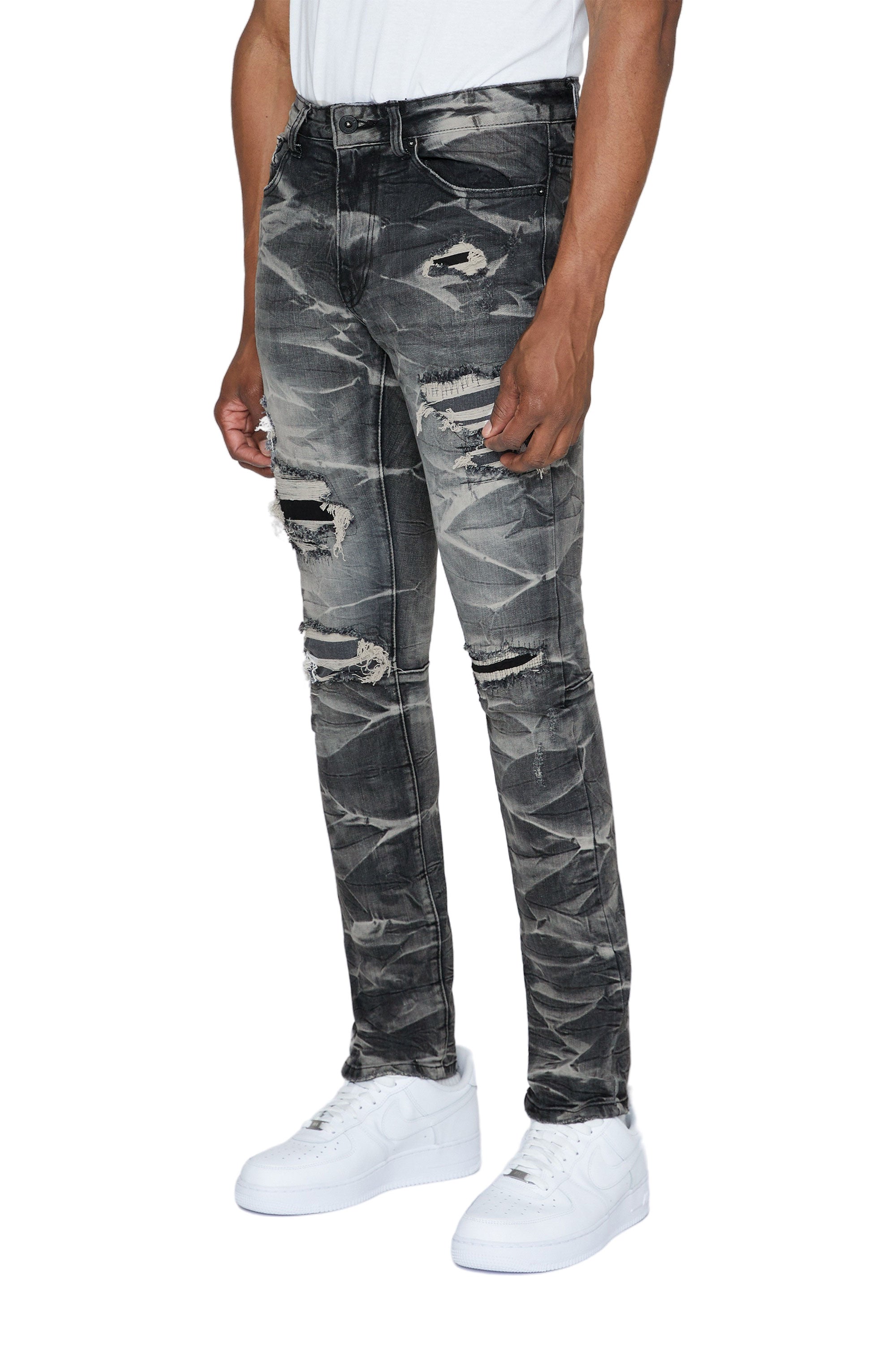 Lightning Effect Jeans