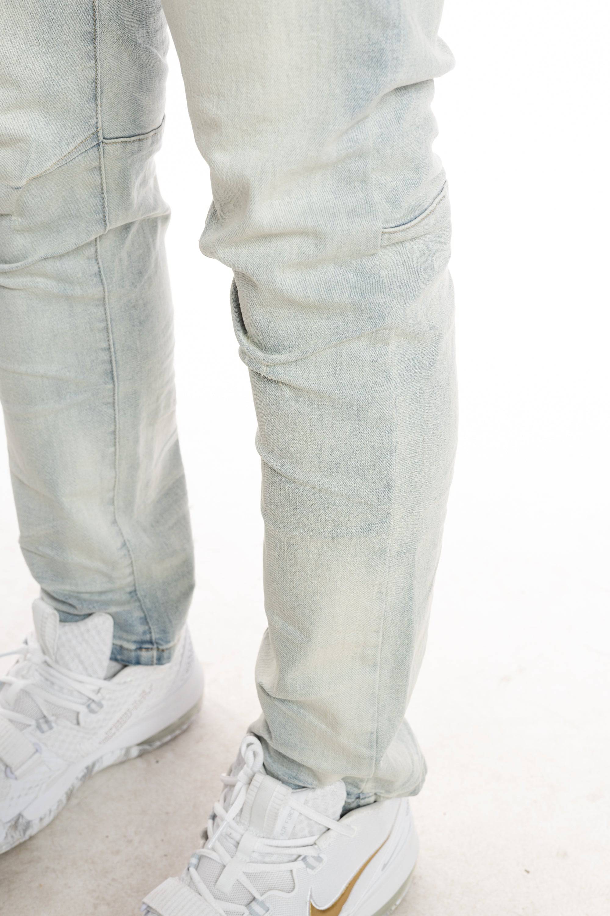 Stone Washed Basic Jeans