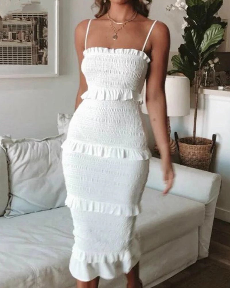 Sling Elastic Fashion Dress