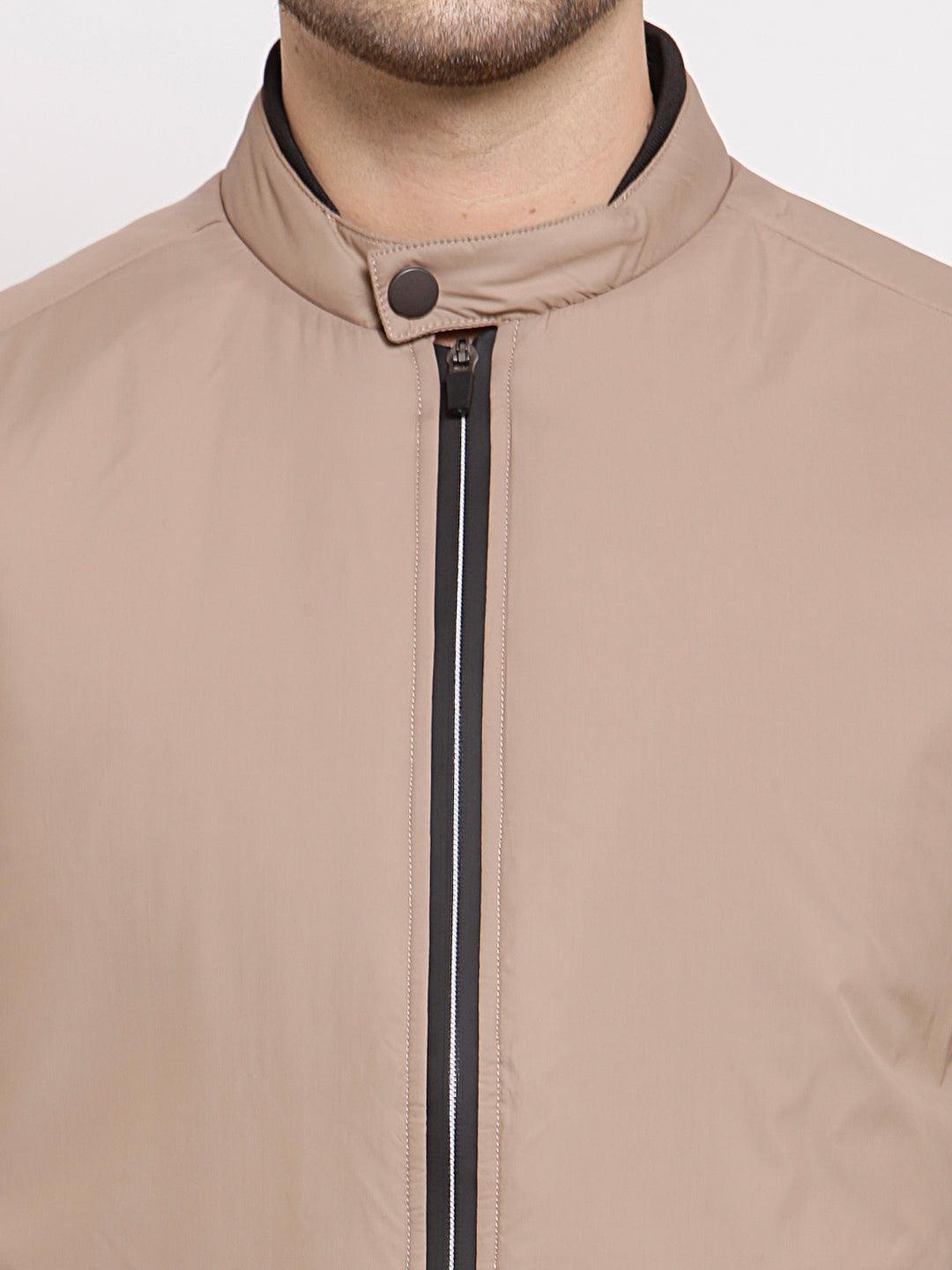Style Quotient Mens Solid Bomber Jackets