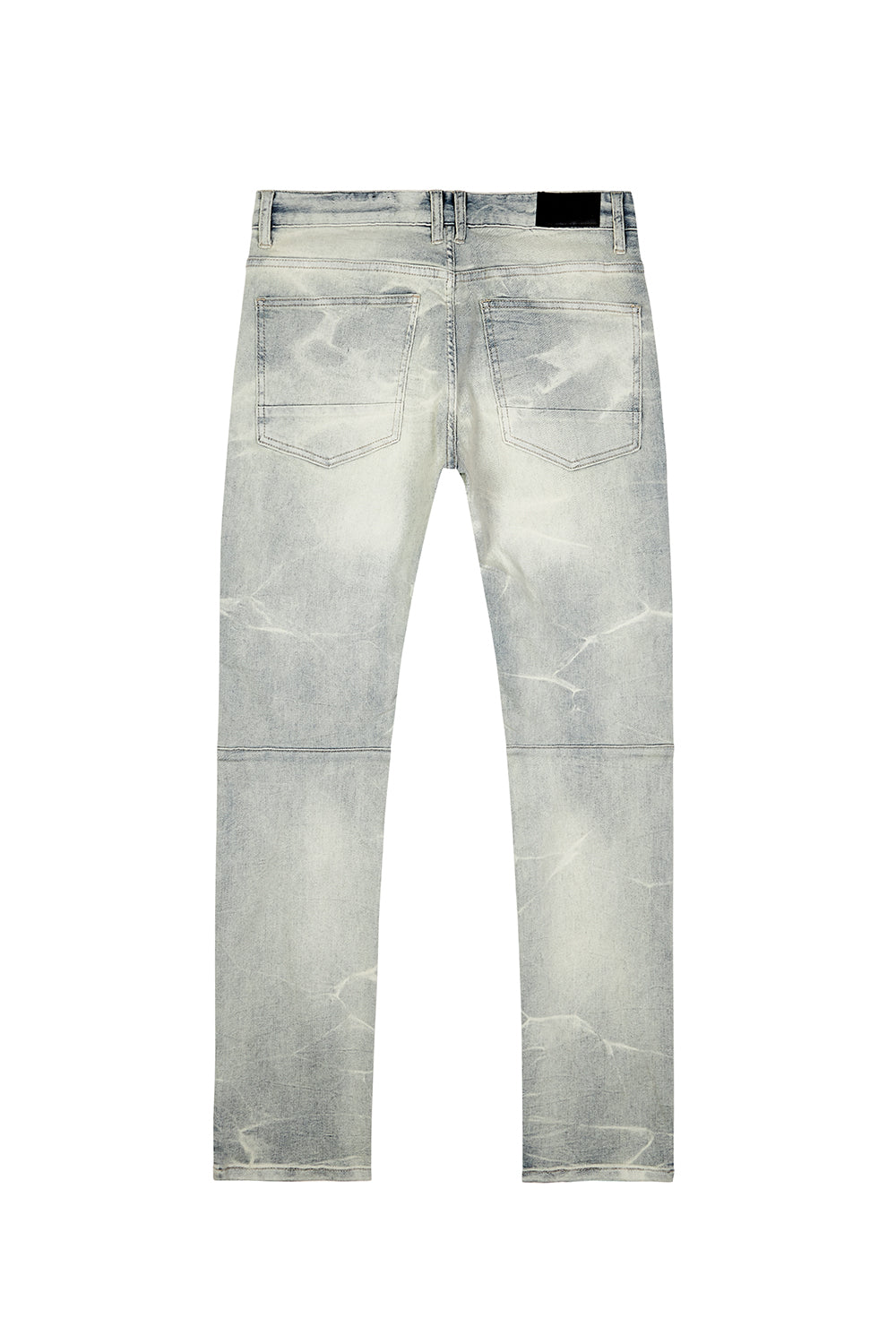 Rip & Repaired Lightning Washed Denim Jeans