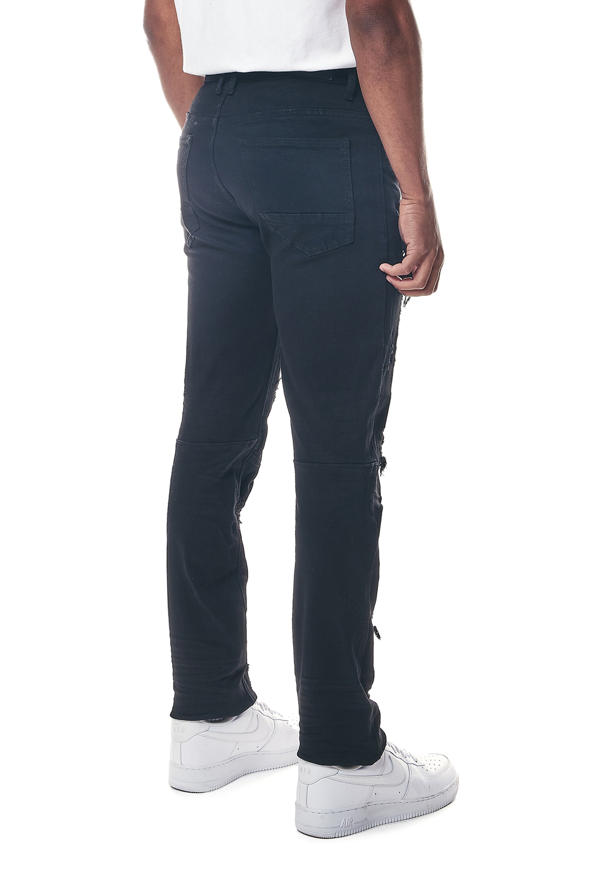 Distressed Rip & Repair Easy Slim Denim Jeans