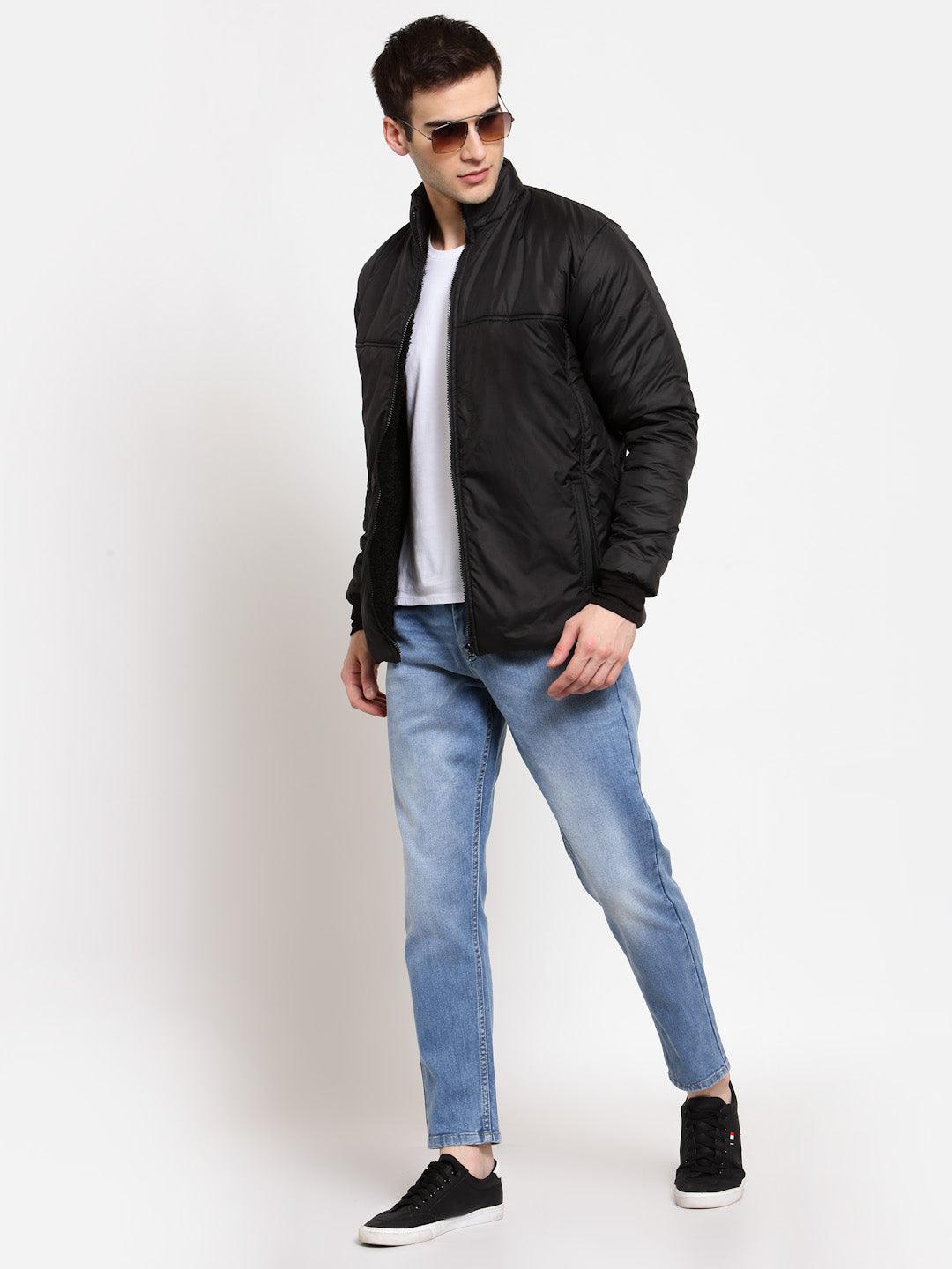 Style Quotient Men Black Lightweight Padded Jacket