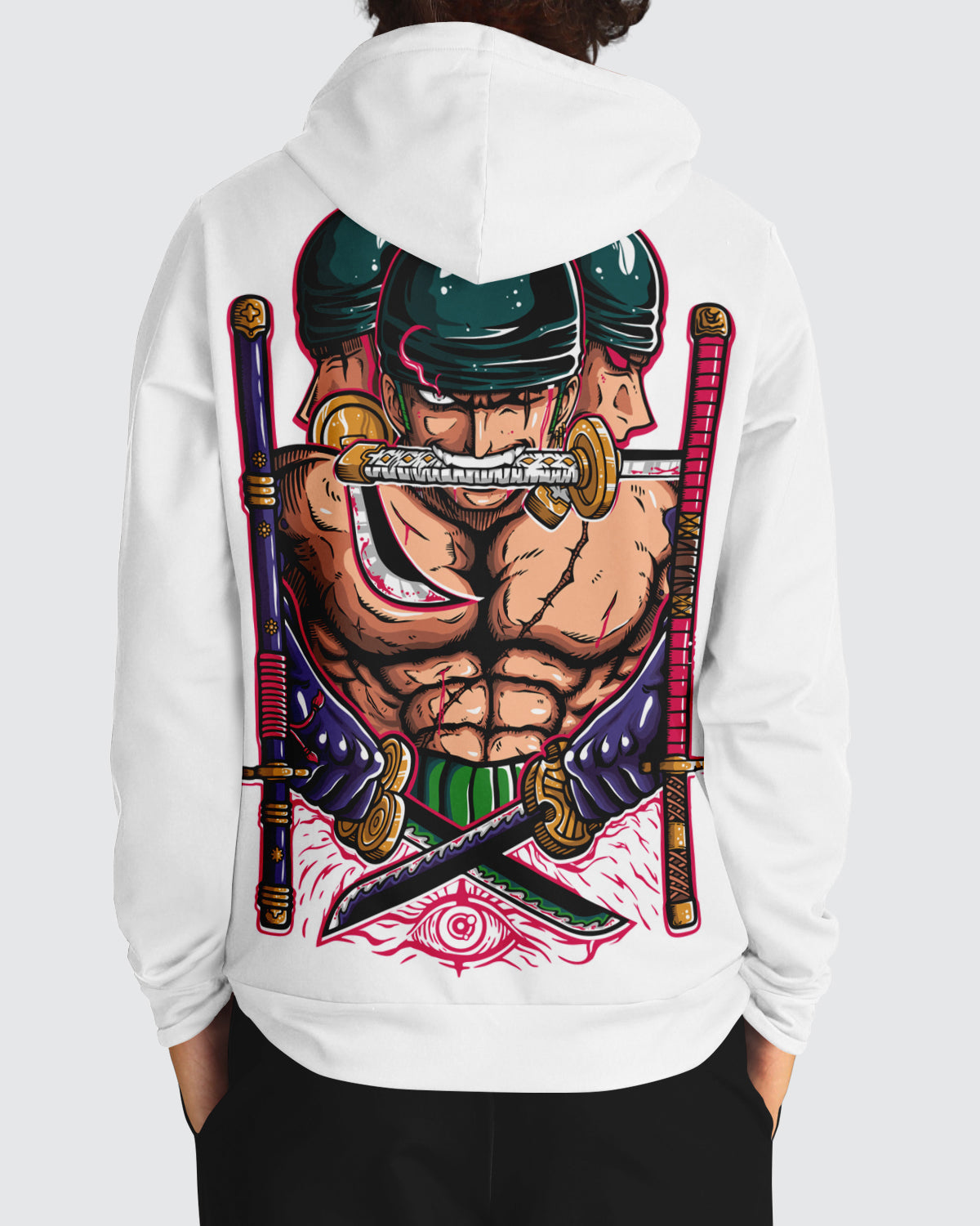One Piece Roronoa Zoro Santoryu Hoodie
