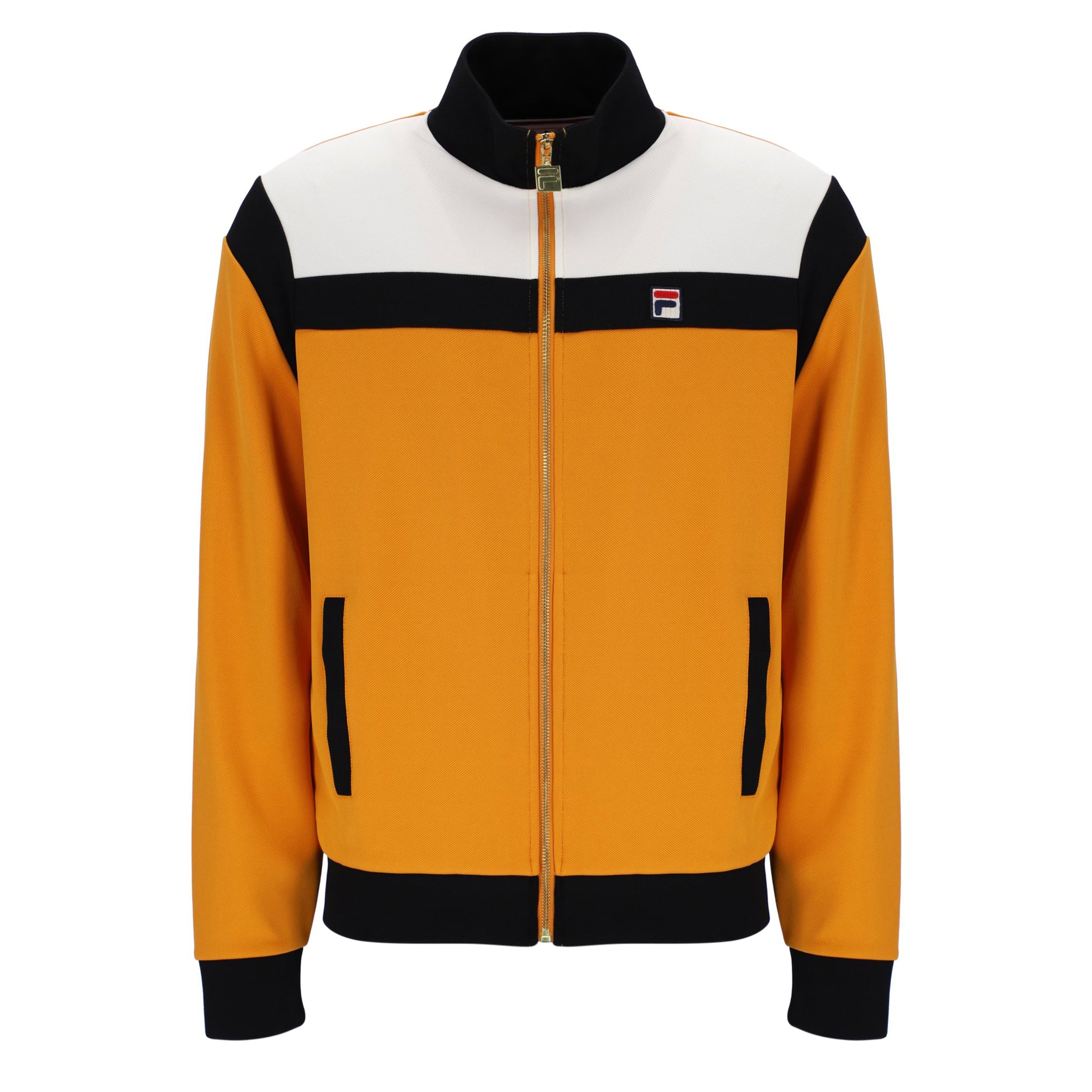 Fila Vintage Cruz Track Top Orange/Cream/Black