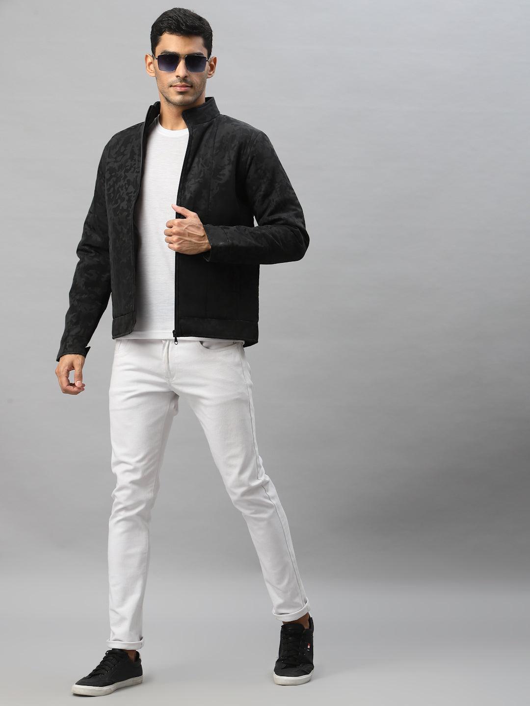 Style Quotient Men Black Tailored Jacket