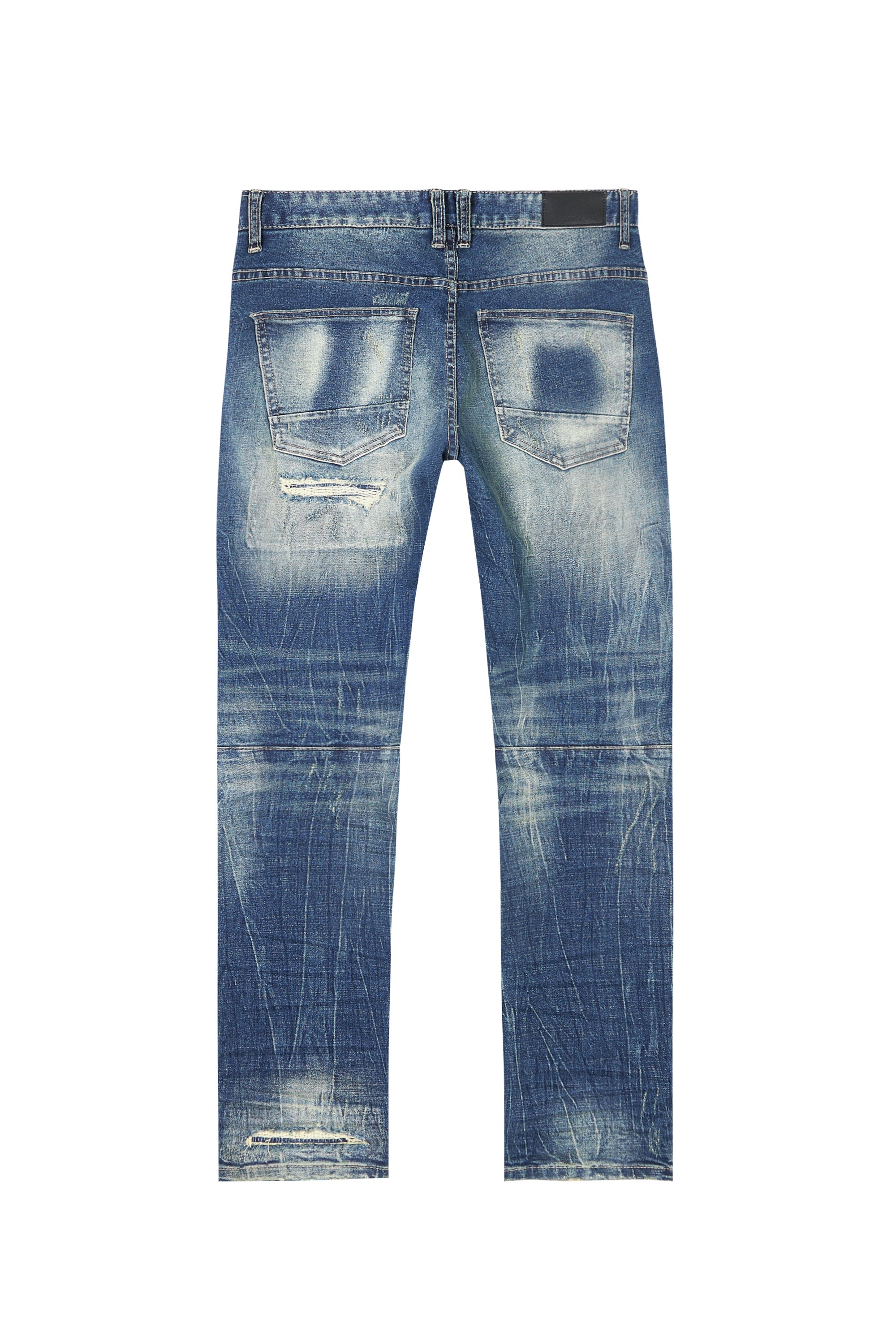 Distressed Rip & Repair Super Skinny Denim Jeans