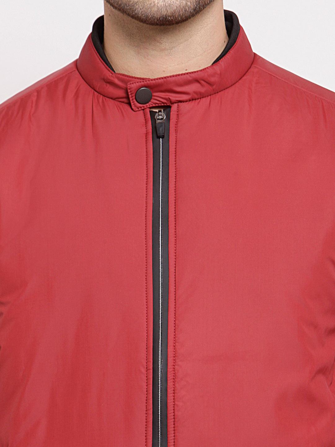Style Quotient Mens Solid Bomber Jackets