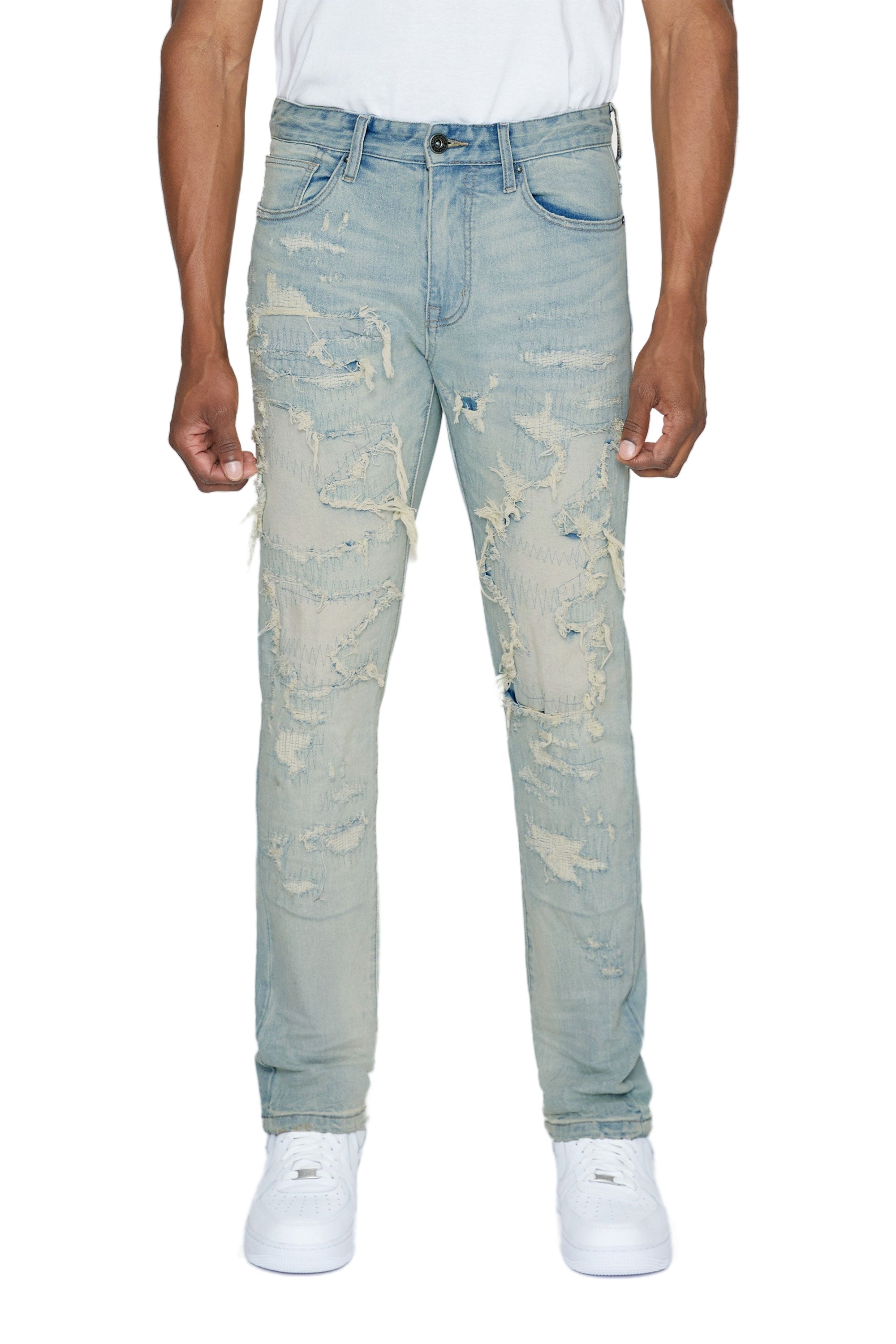 Heavy Distressed Jeans