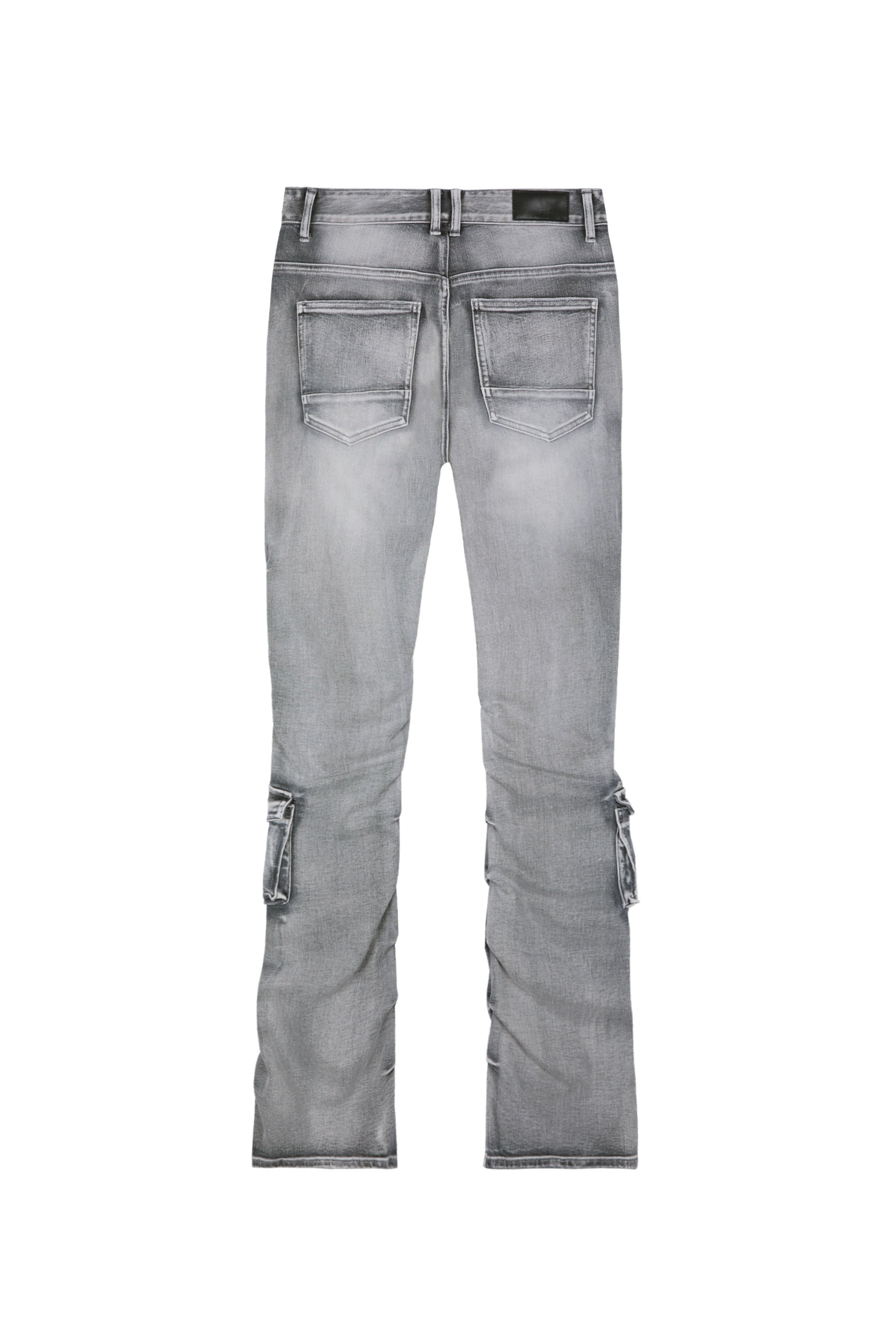 Stacked Utility Denim Jeans