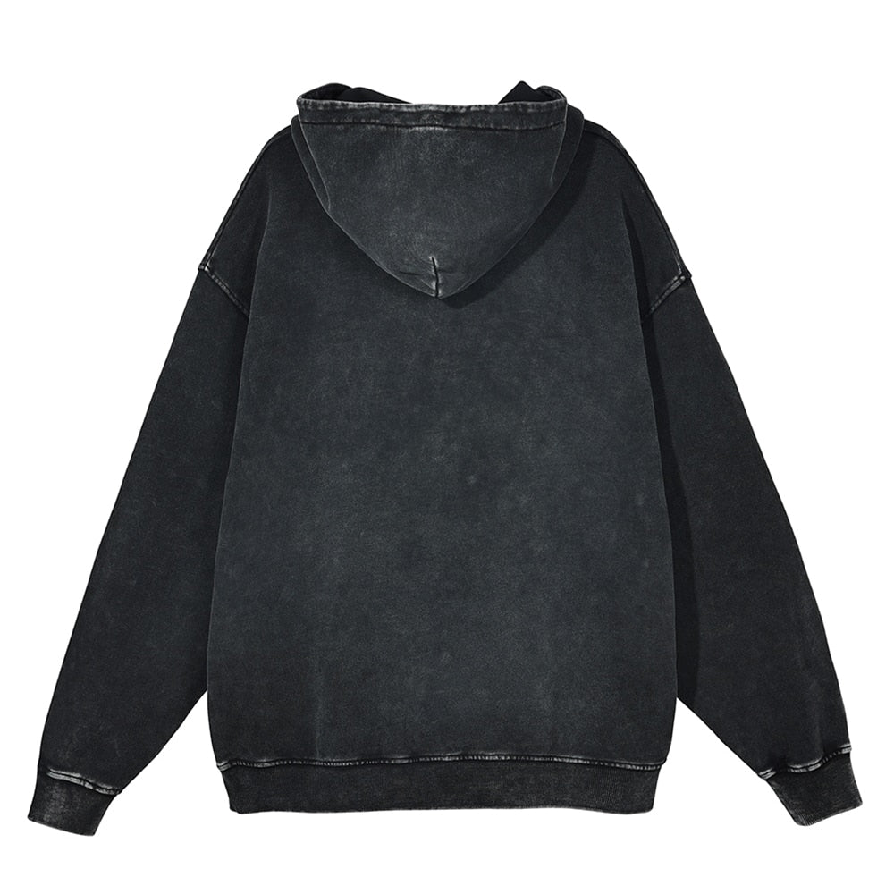 Itachi Harem Vintage Acid Wash Hoodie