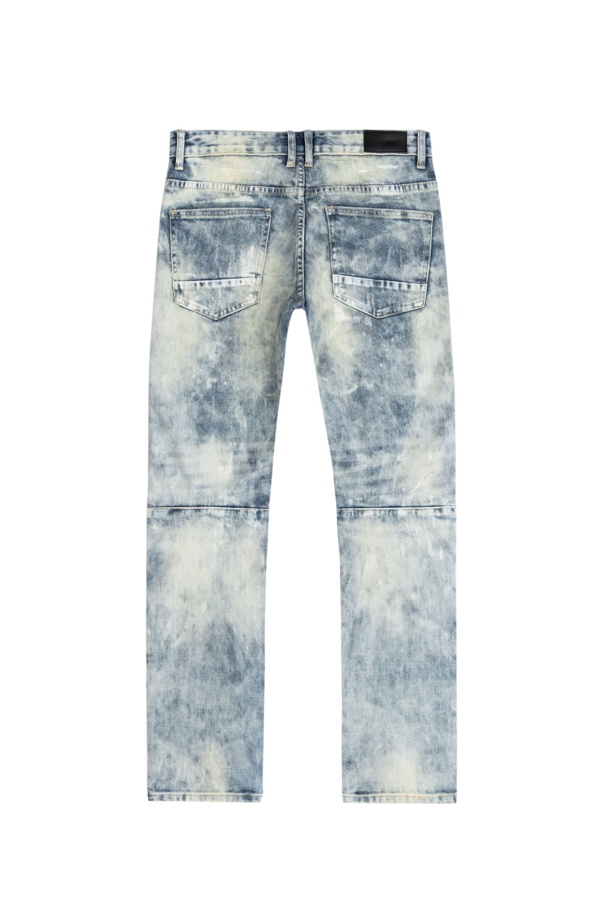 Patch Washed Jeans