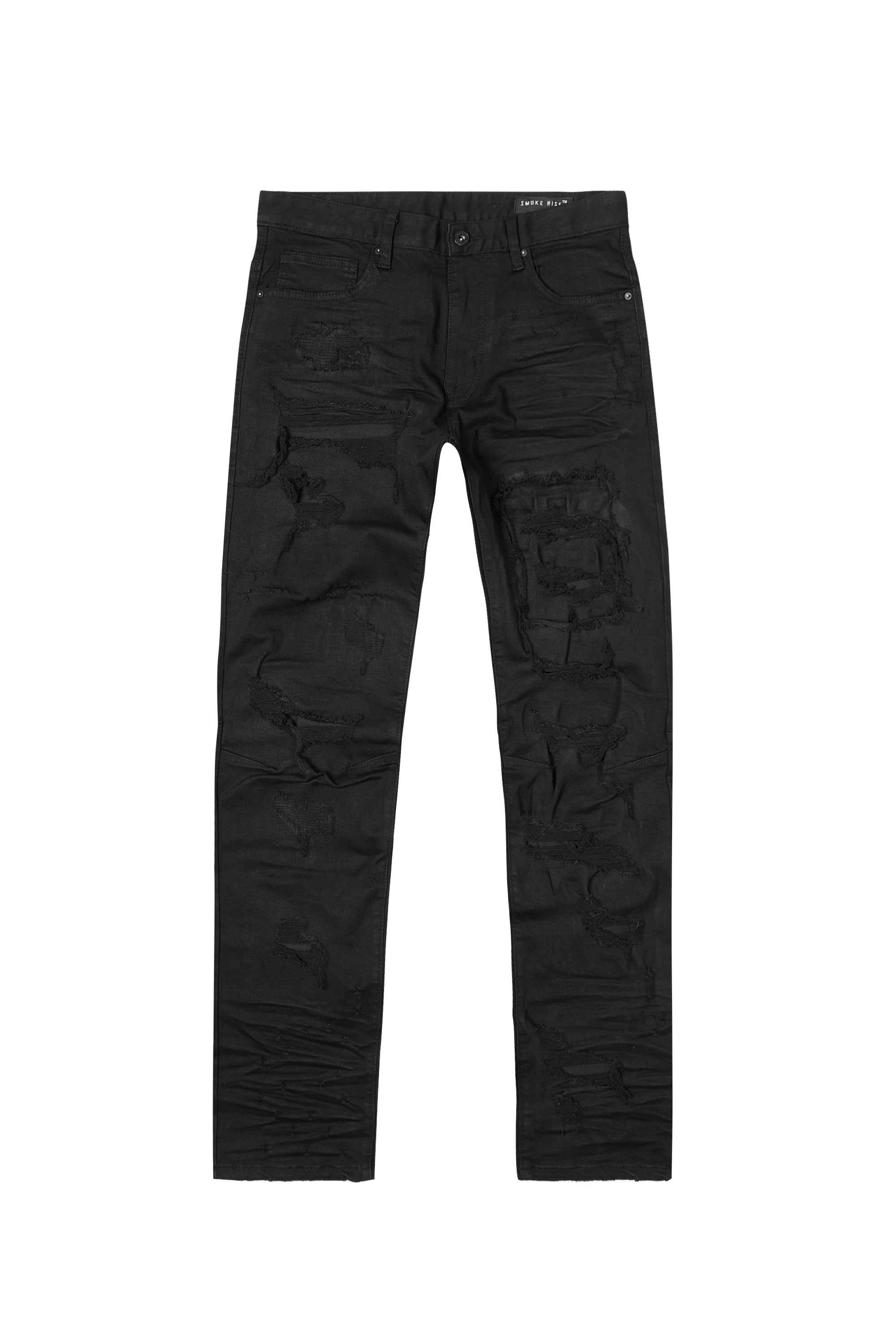 Distressed Rip & Repair Easy Slim Denim Jeans