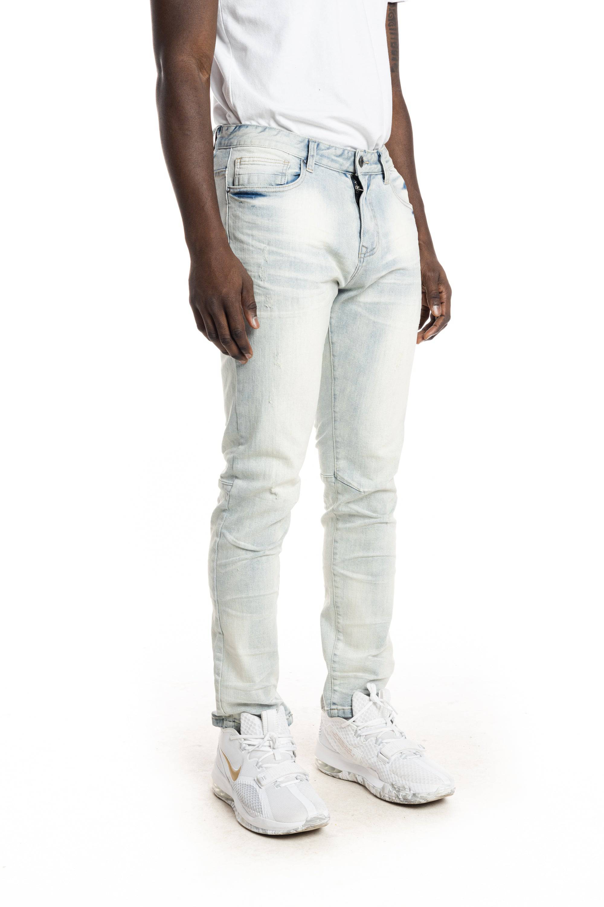 Stone Washed Basic Jeans