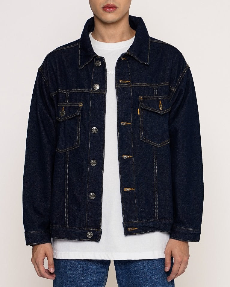Erigo Denim Jacket Basic Chuba Raw Denim