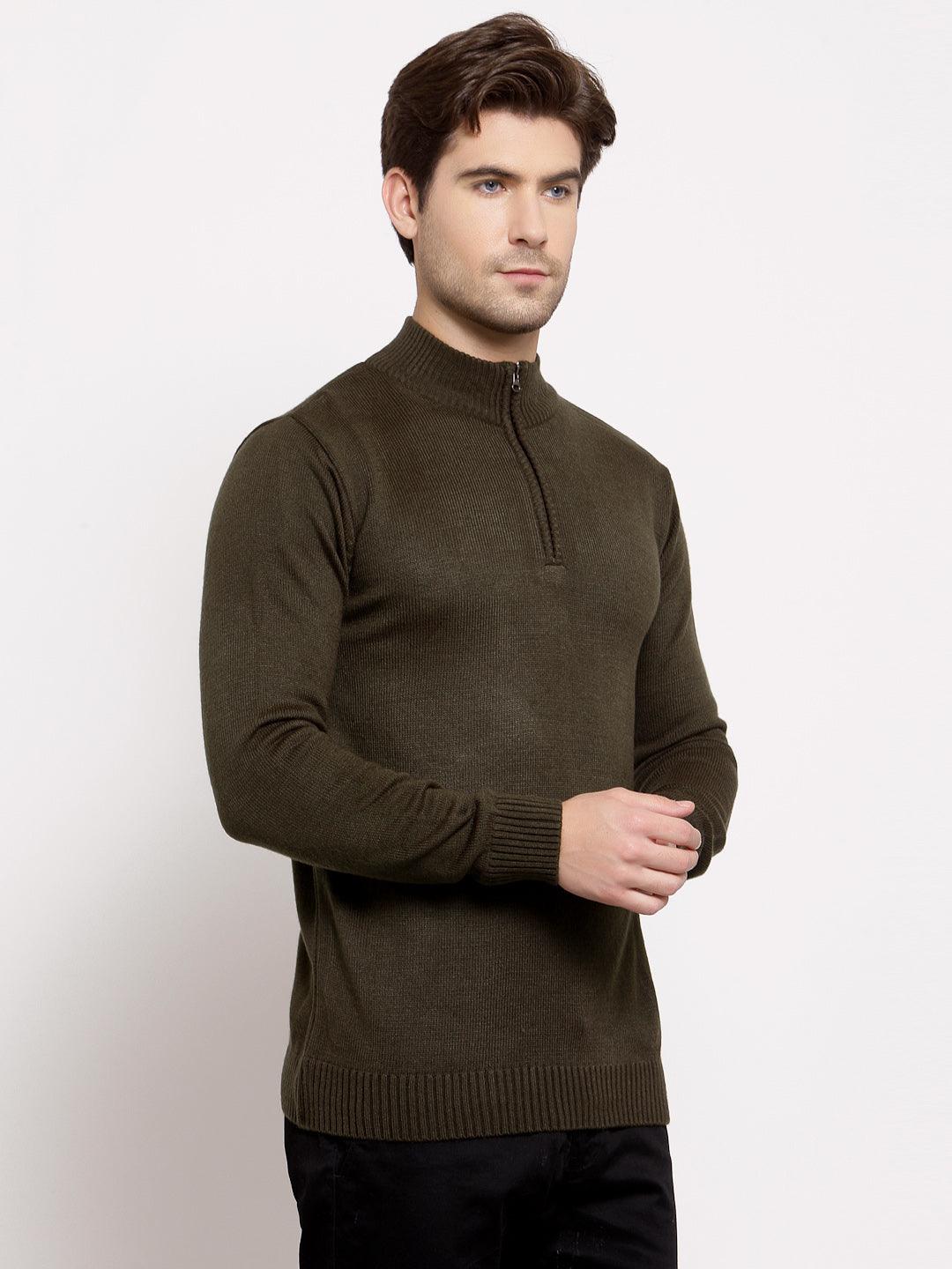 Style Quotient Mens Solid Pullover Sweaters