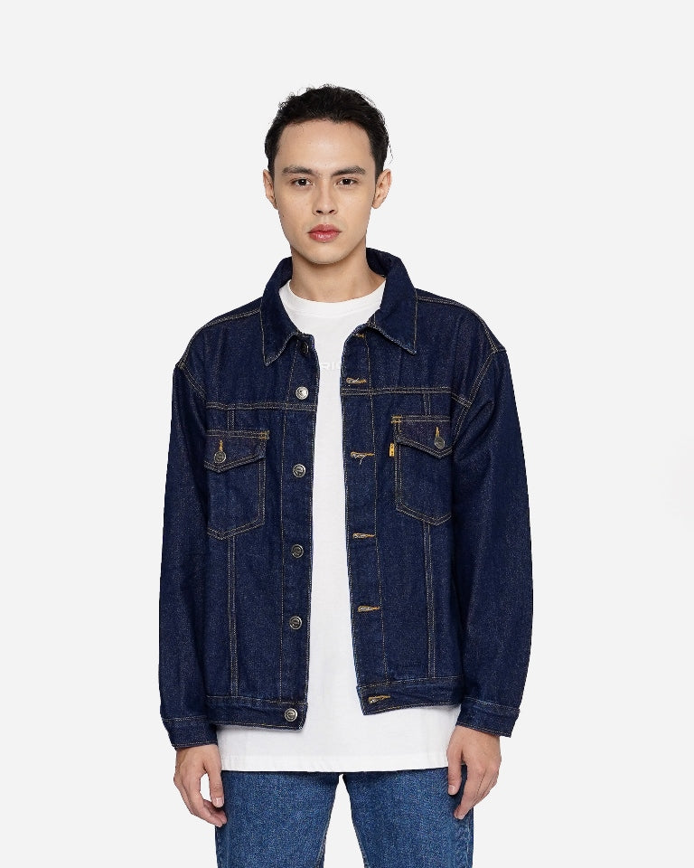 Erigo Denim Jacket Basic Shiga Mud Blue