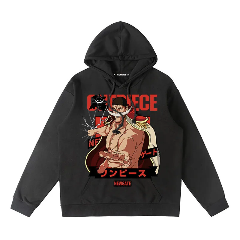 One piece hoodie - LUFFY/SHANKS/CHOPPER/BURUKKU/NEWGATE/FRANKY/MARCO/LAW