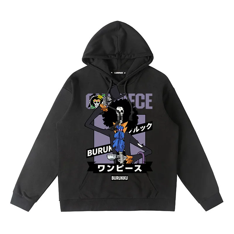 One piece hoodie - LUFFY/SHANKS/CHOPPER/BURUKKU/NEWGATE/FRANKY/MARCO/LAW