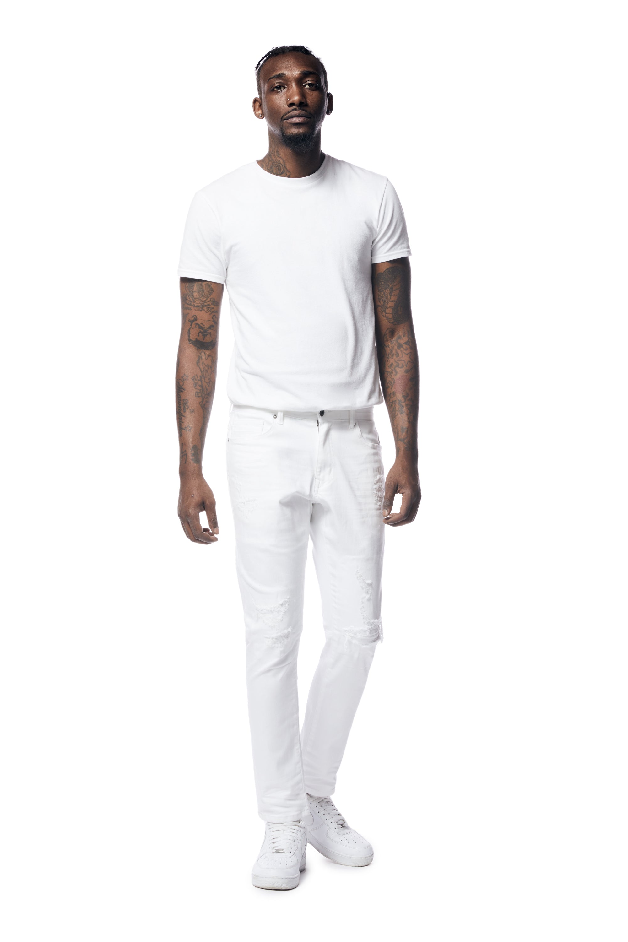 Rip & Repaired Denim Jeans