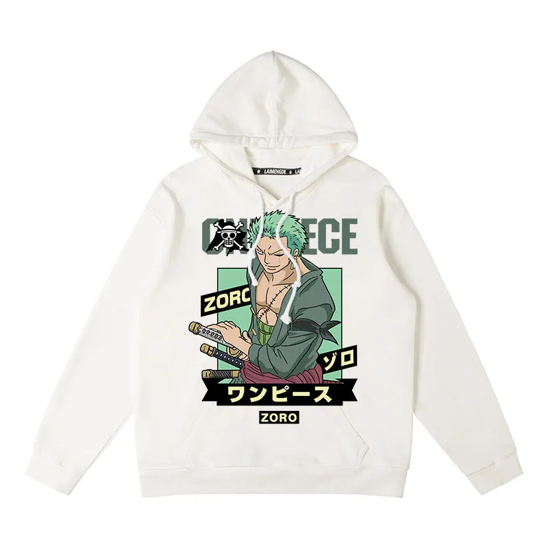 One piece hoodie - LUFFY/SHANKS/CHOPPER/BURUKKU/NEWGATE/FRANKY/MARCO/LAW