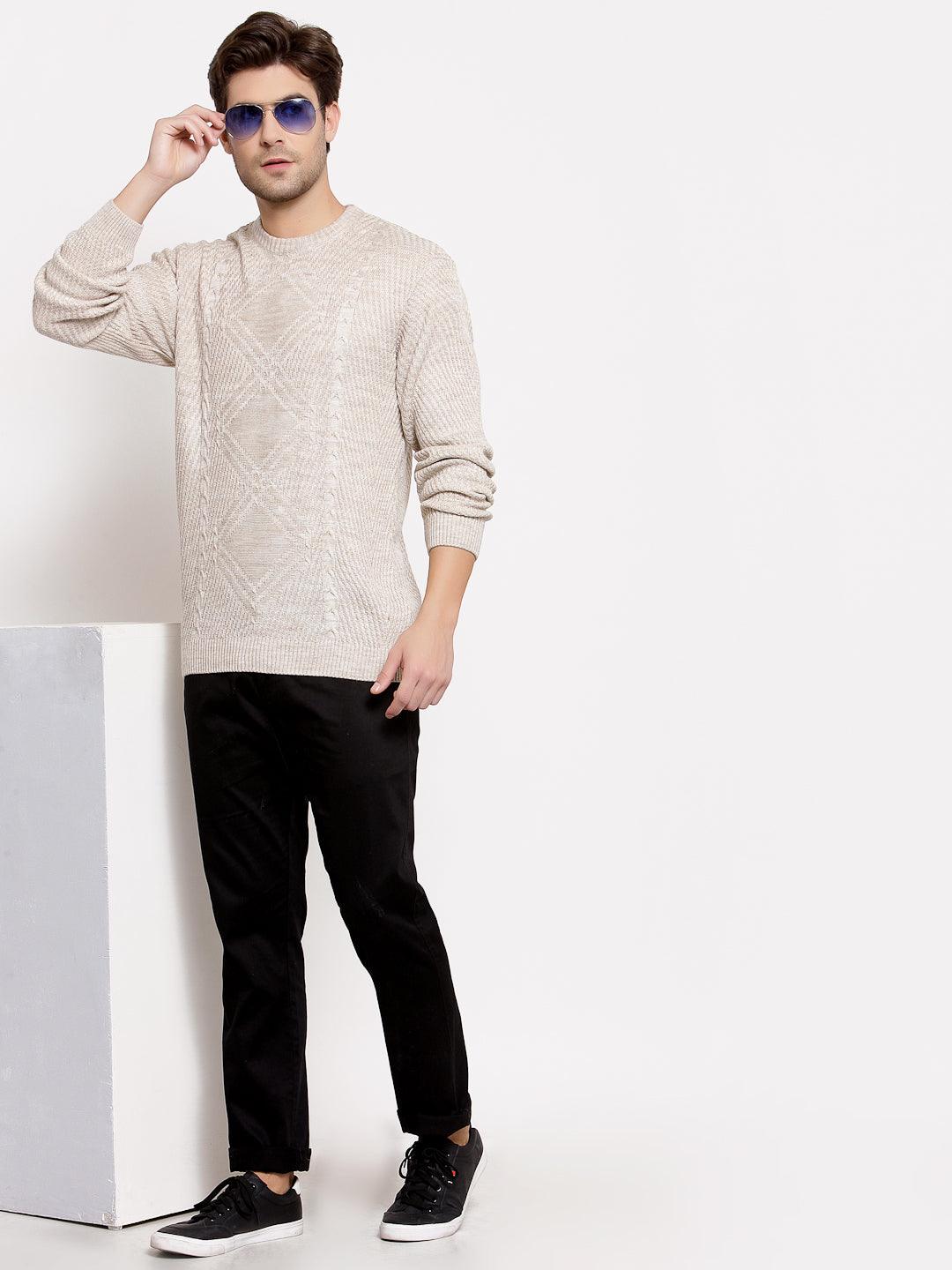 Style Quotient Mens Cable Knit Pullover Sweaters