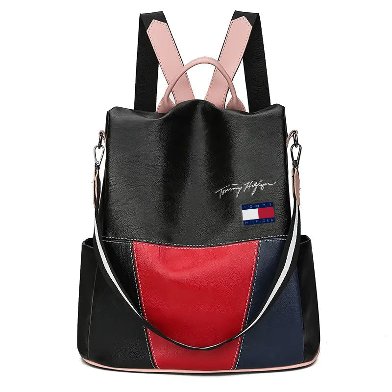 sieviešu mīkstas ādas plecu soma