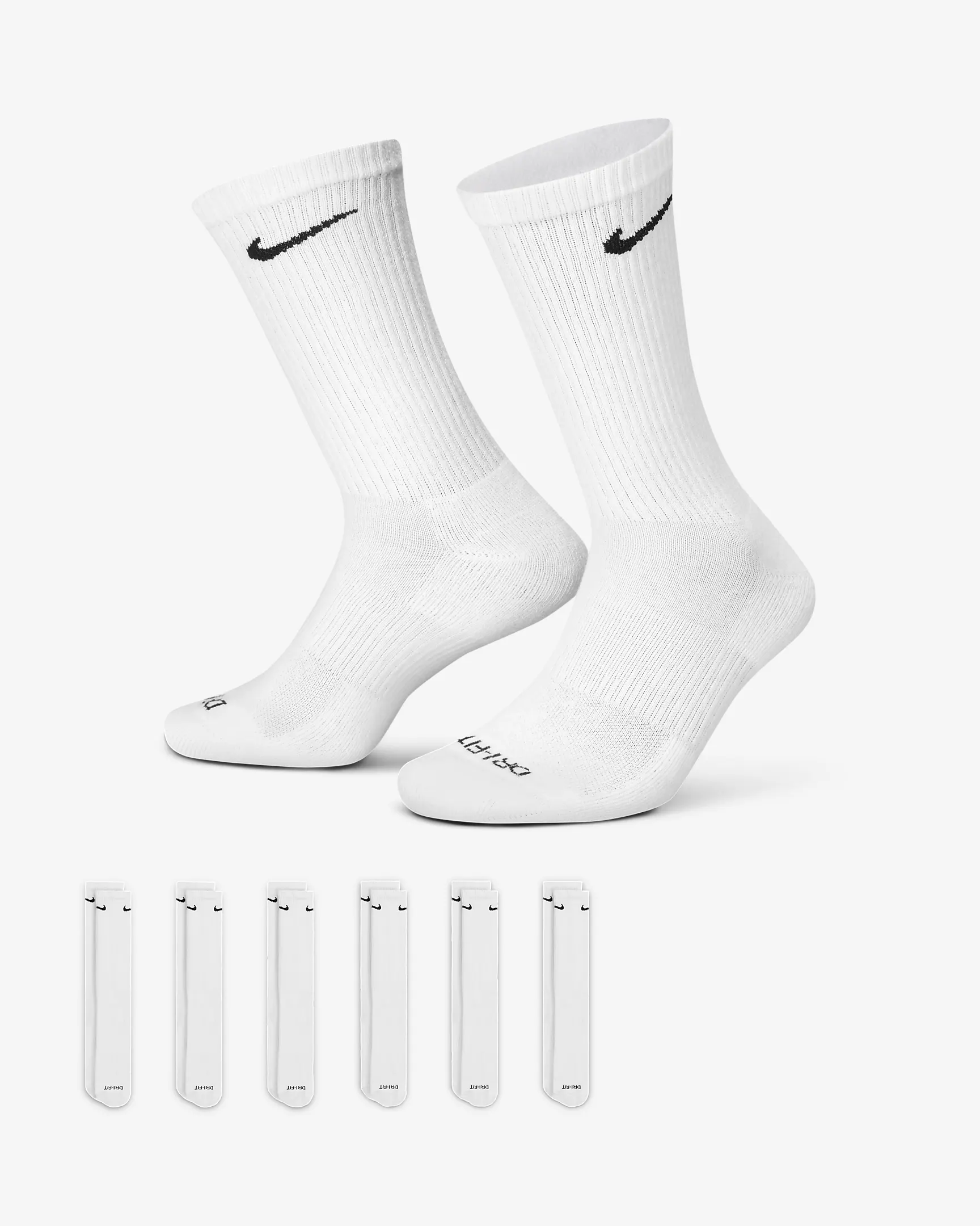 Training Crew Socks (6 Pairs)