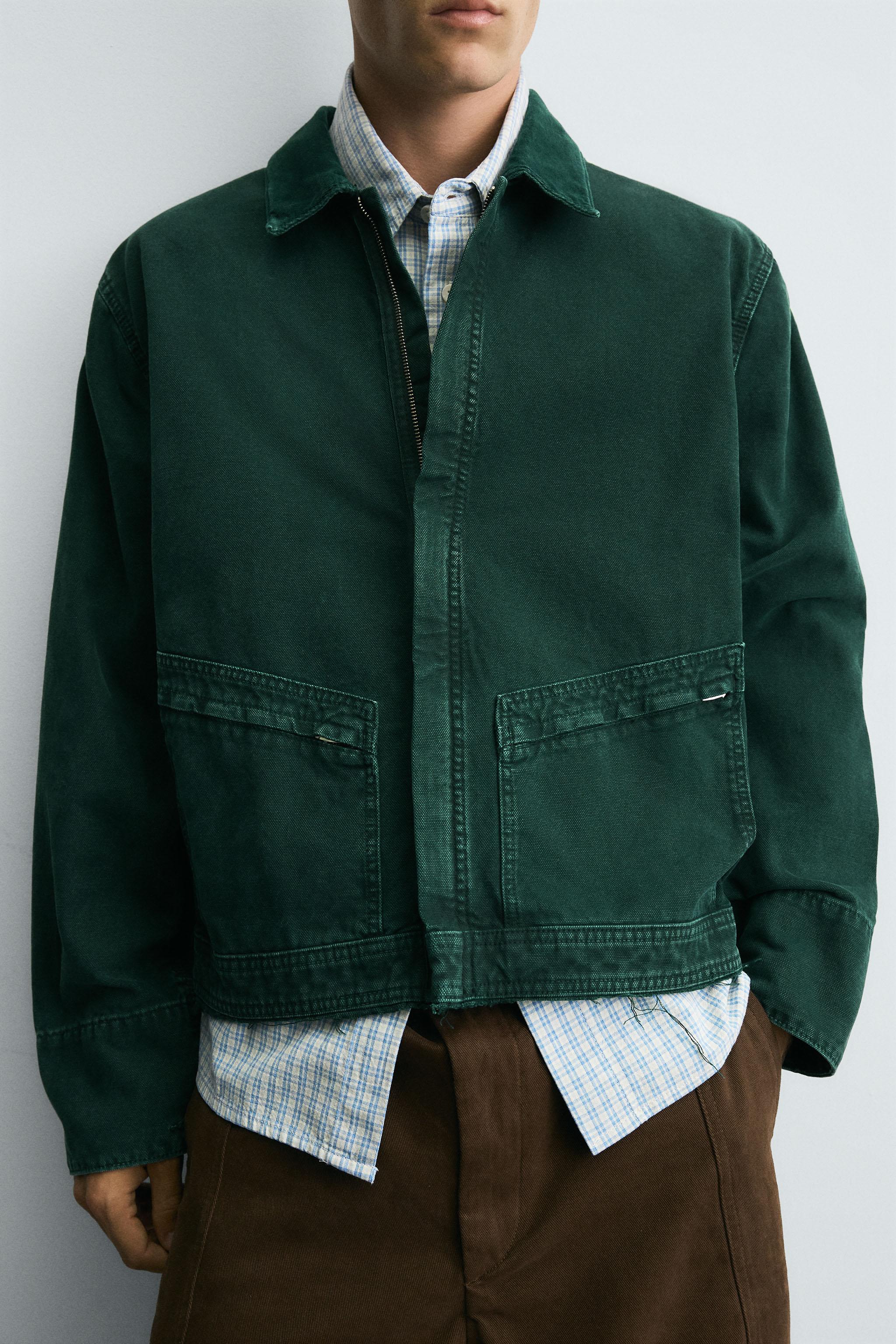 CROPPED FIT DENIM JACKET