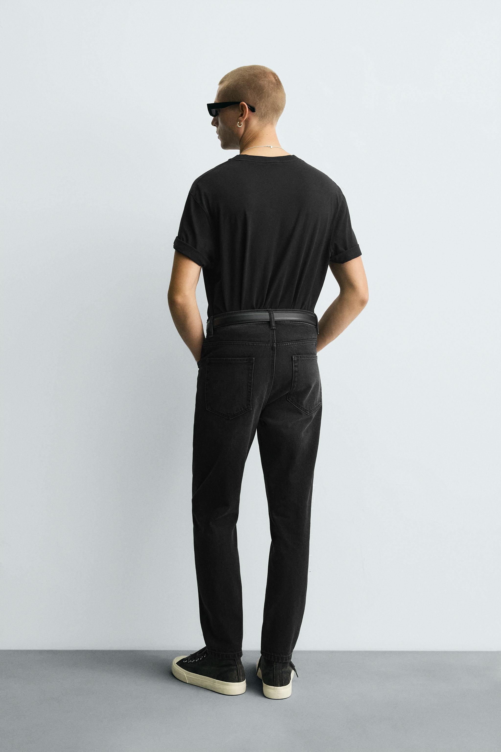 SLIM CROPPED FIT JEANS