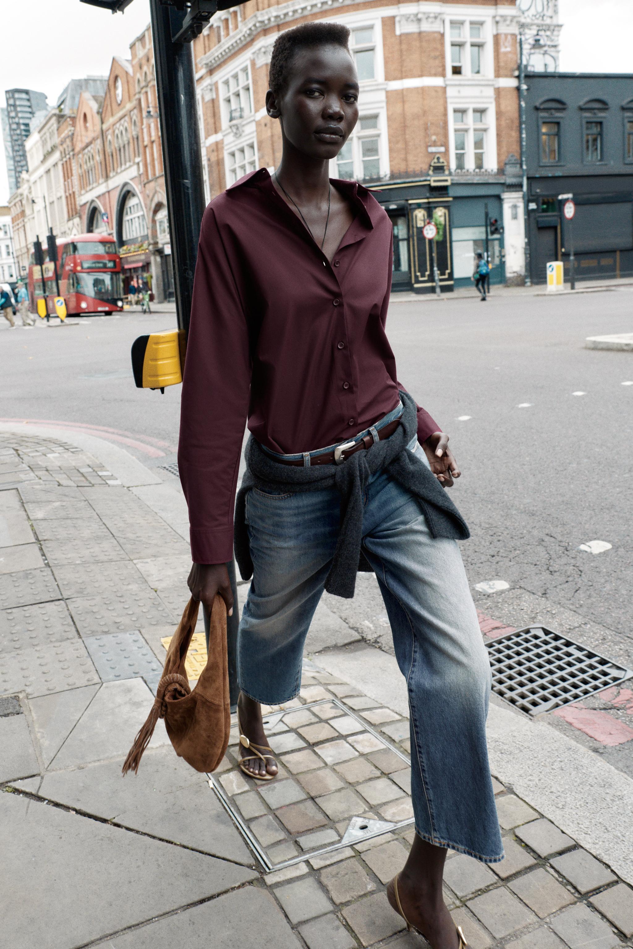 OVERSIZED POPLIN SHIRT