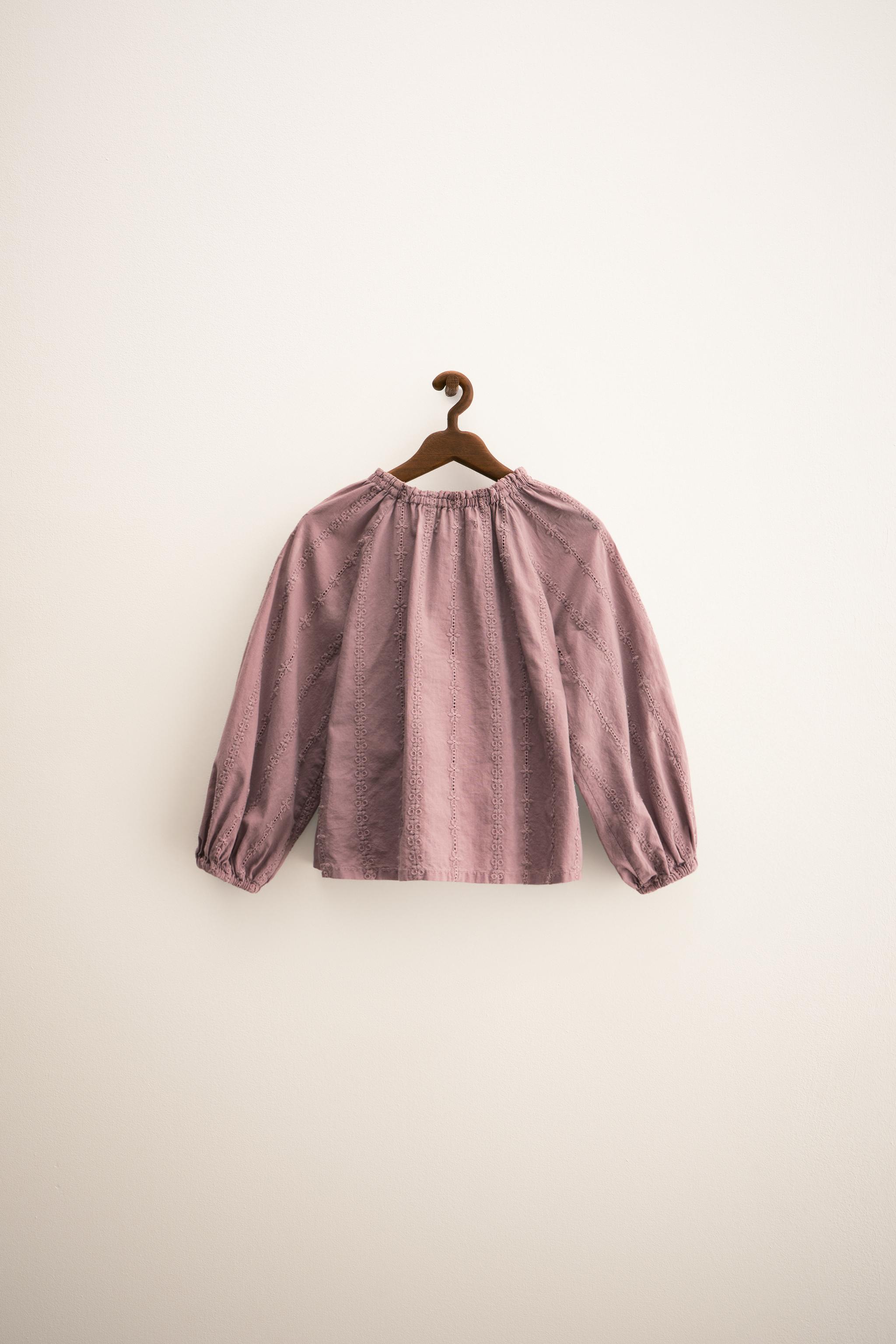 ZARA TIMELESS - SWISS EMBROIDERED BLOUSE