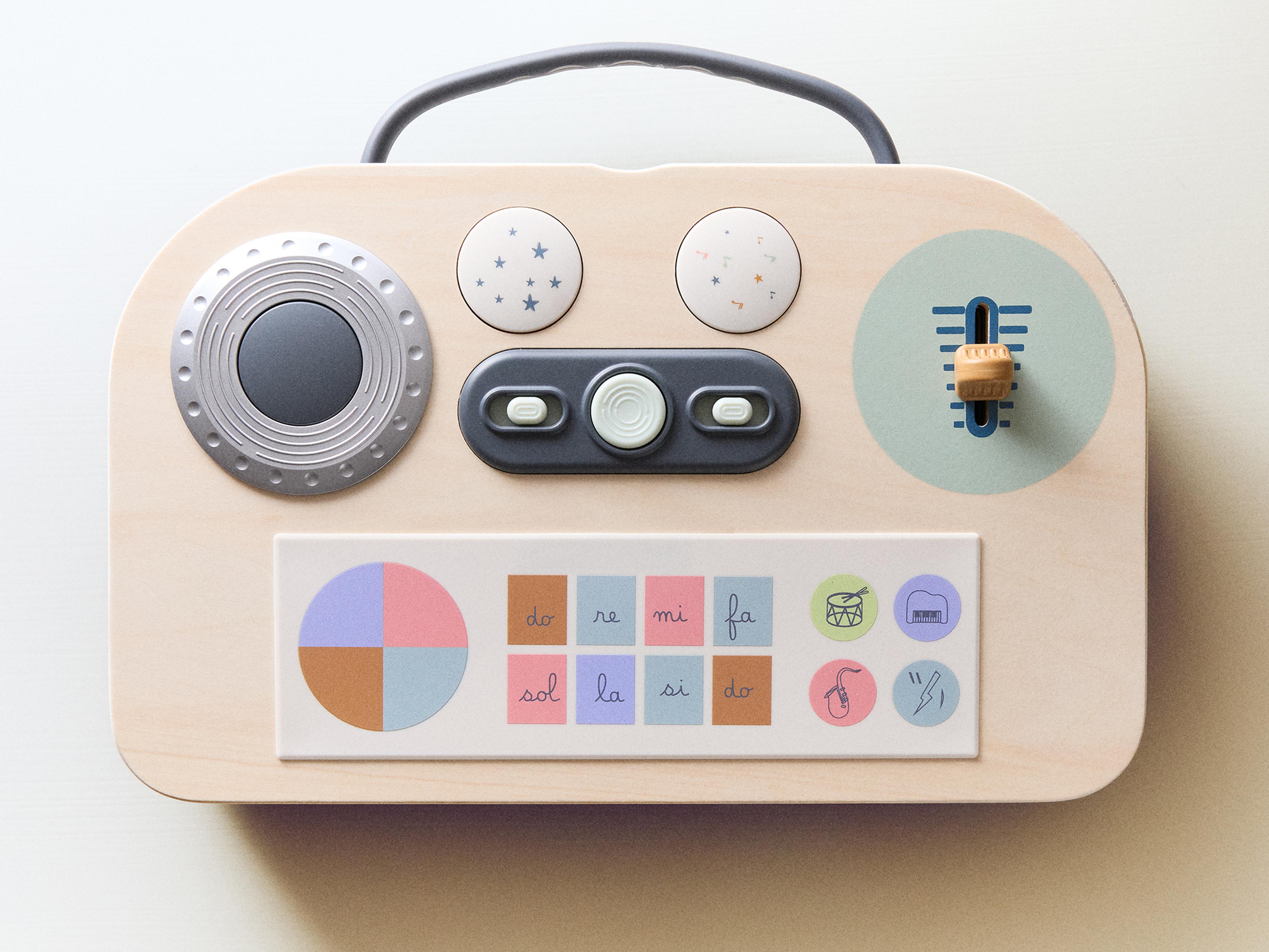 CHILDREN'S ELECTRONIC TOY DJ MIXING TABLE