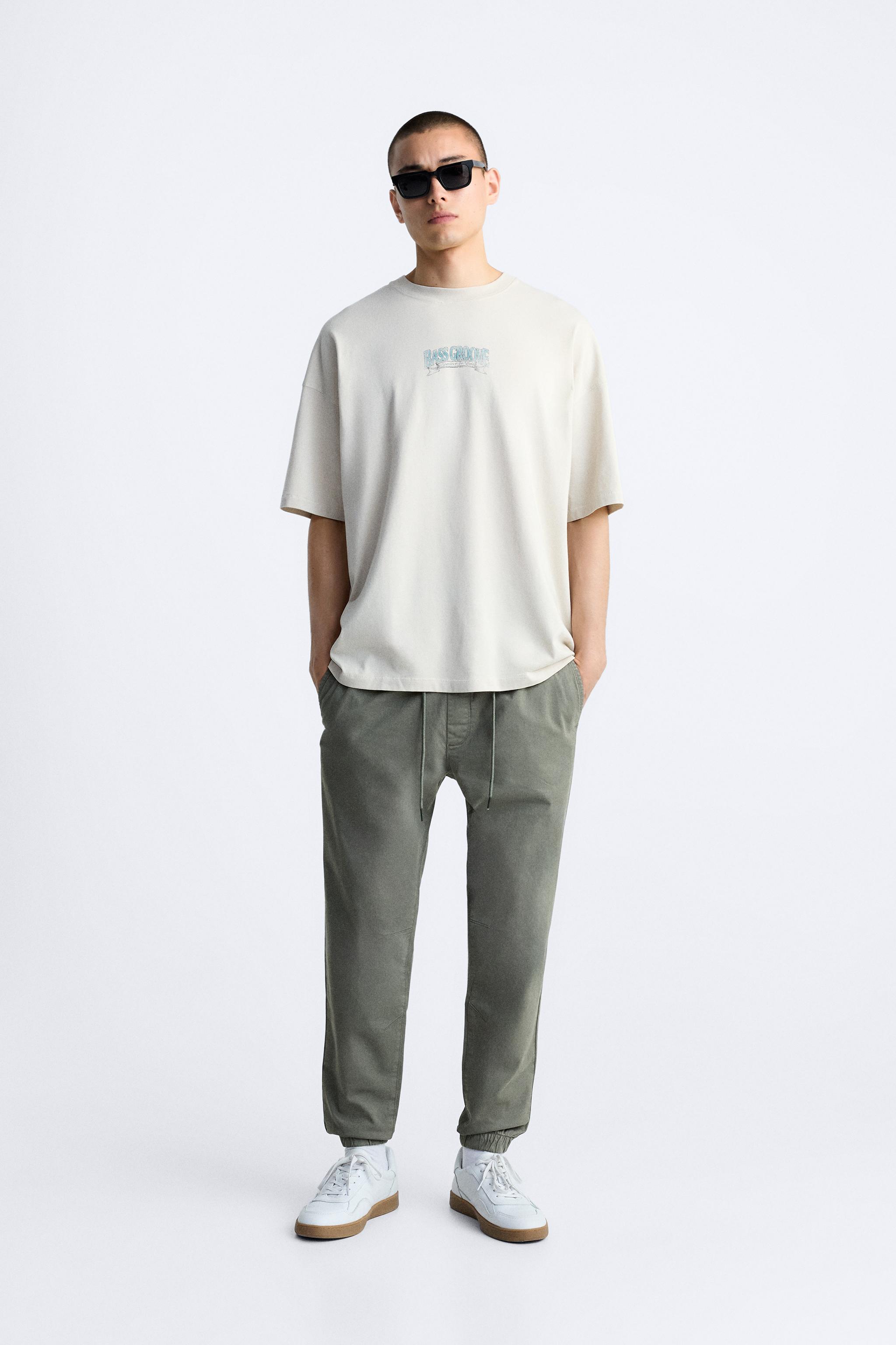 WASHED JOGGER WAIST PANTS