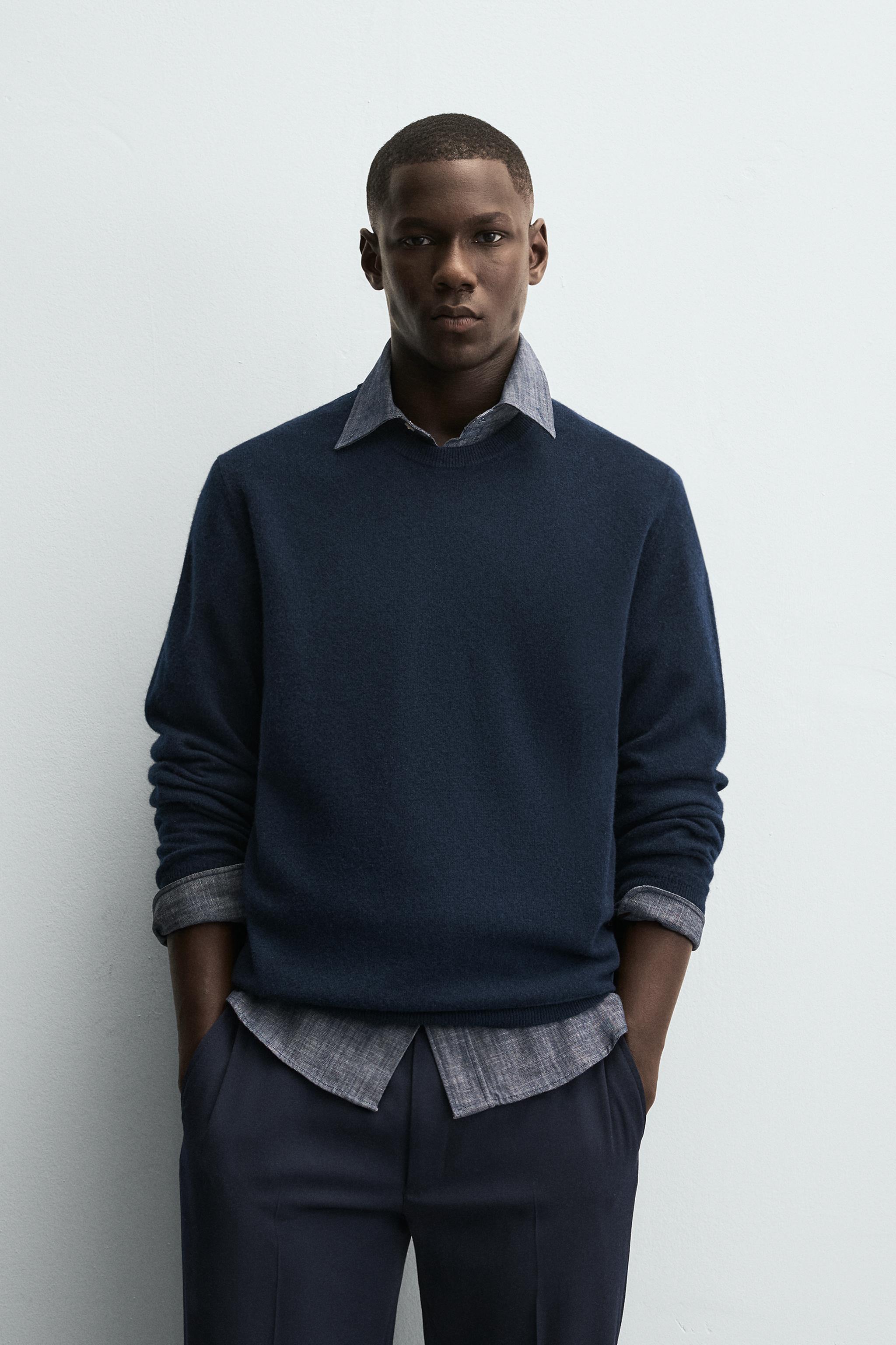 WOOL CASHMERE SWEATER