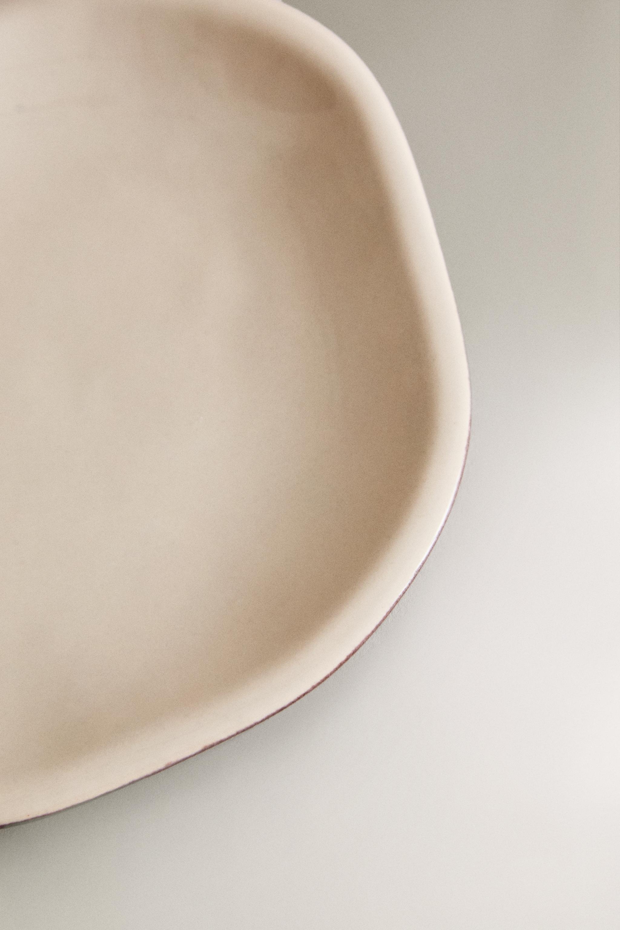 IRREGULAR STONEWARE SIDE PLATE