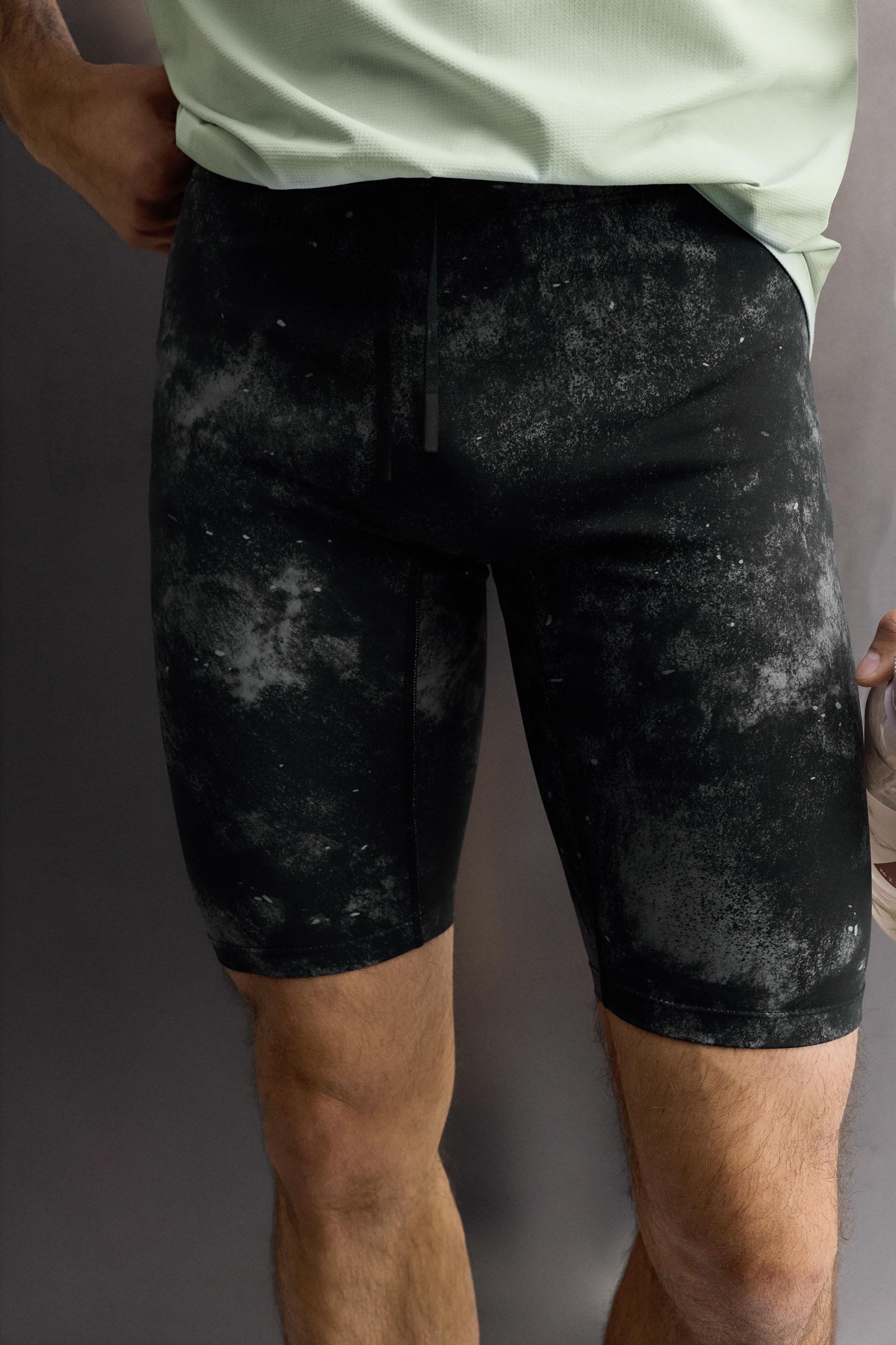 ABSTRACT PRINT RUNNING LEGGINGS