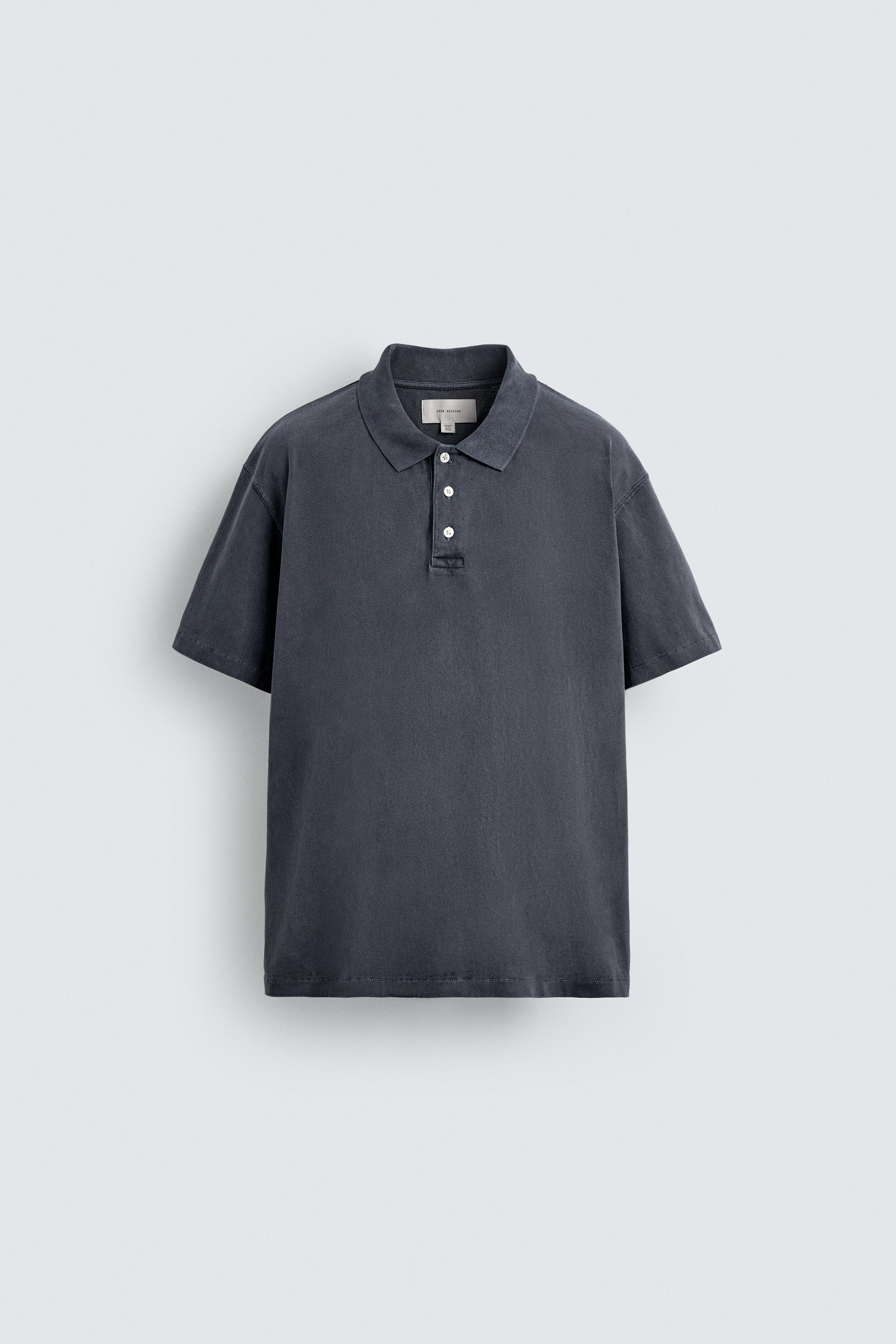 WASHED RELAXED FIT POLO SHIRT