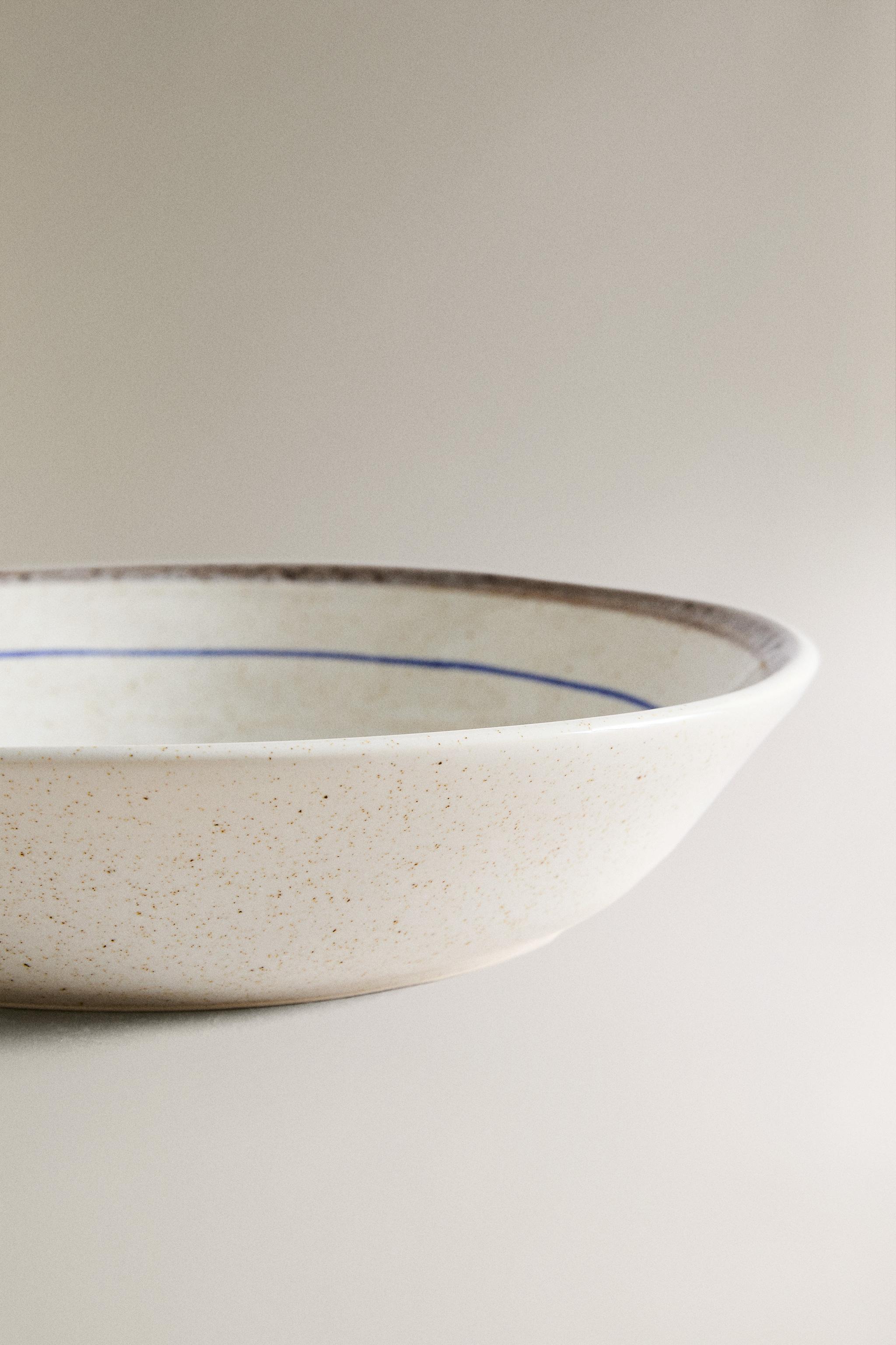 STONEWARE FISH SOUP PLATE