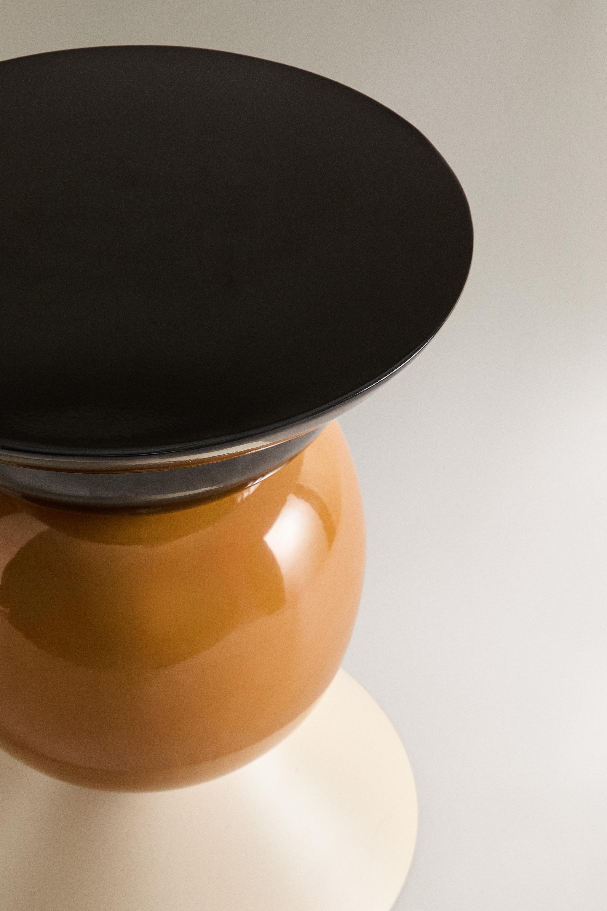 SHINY MATTE SIDE TABLE X COLLAGERIE