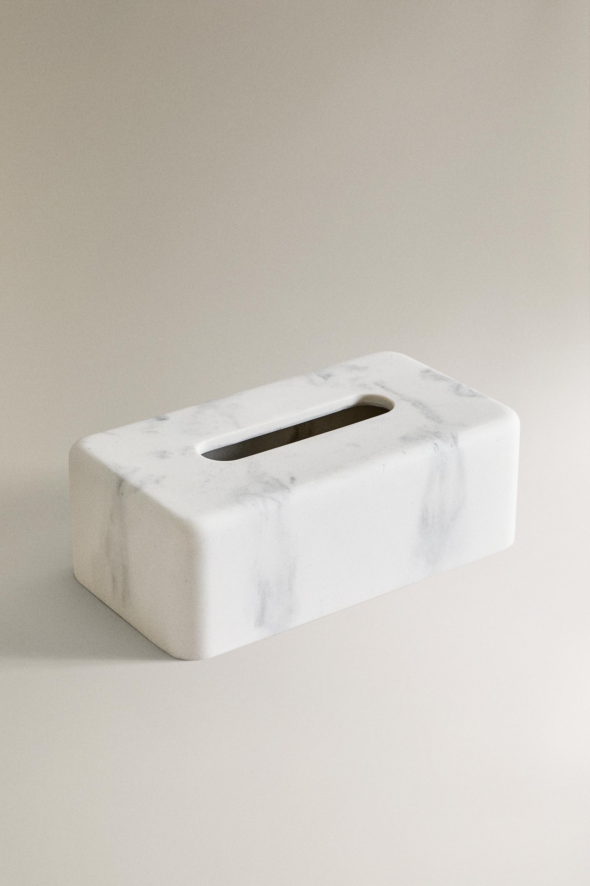 MARBLE-EFFECT TISSUE BOX