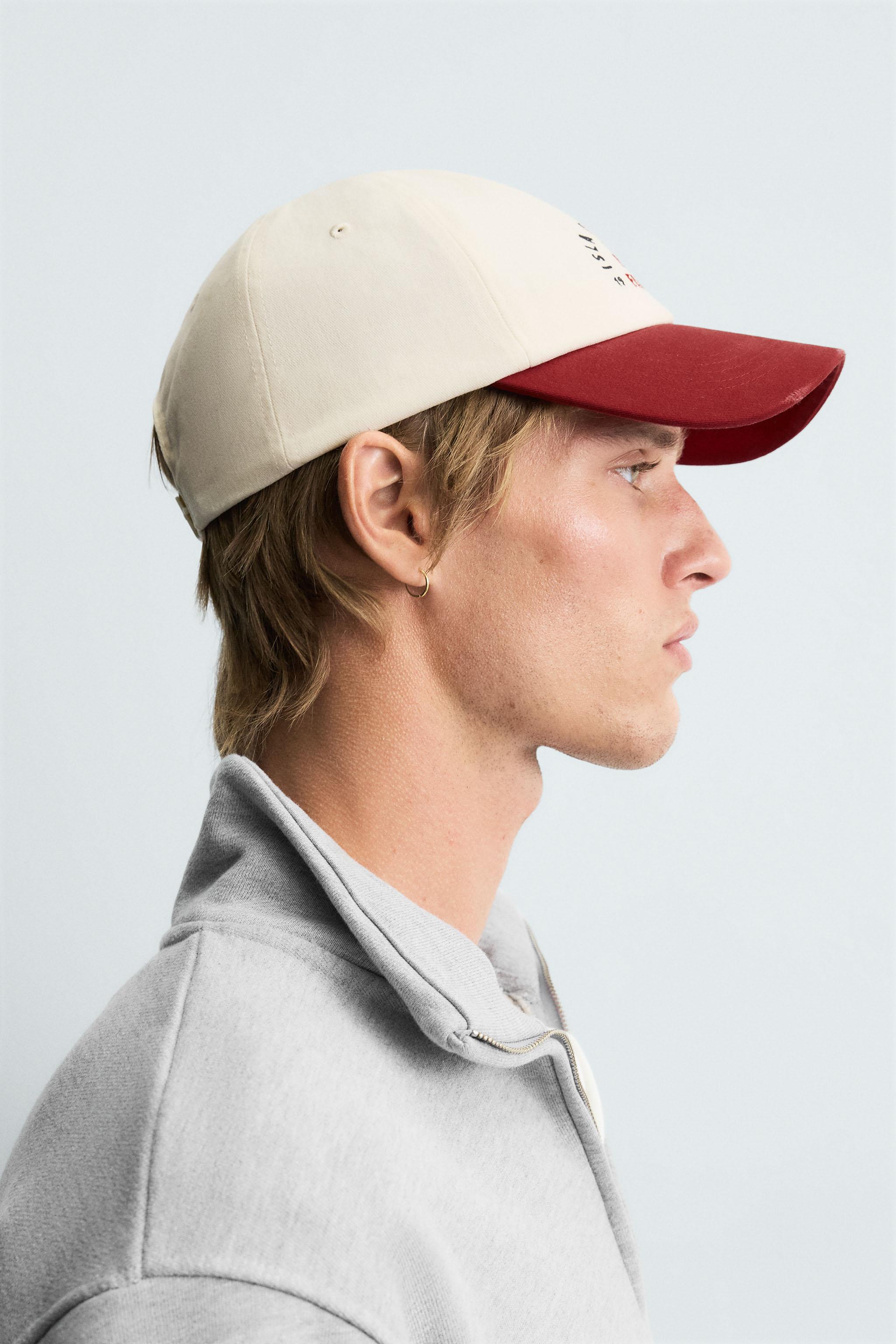 CONTRAST EMBROIDERY CAP