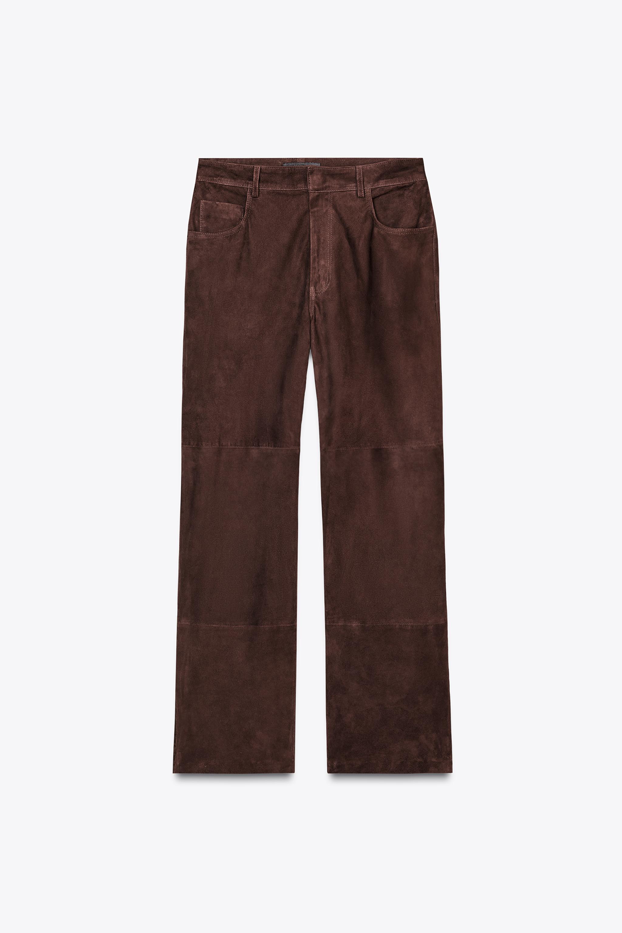 ZW COLLECTION LIMITED EDITION 100% SUEDE PANTS